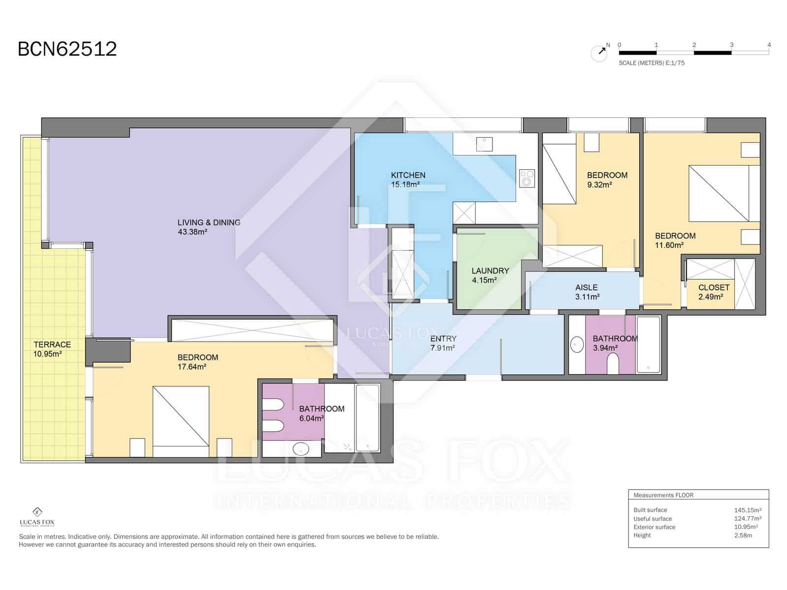 3 chambre Appartement à vendre à Barcelone ville avec garage - 1 390 000 € (Ref: 9386701)