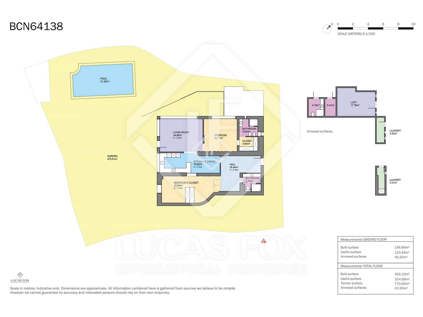 Chalet de 6 habitaciones en Barcelona ciudad en venta con piscina garaje - 1.640.000 € (Ref: 9389928)