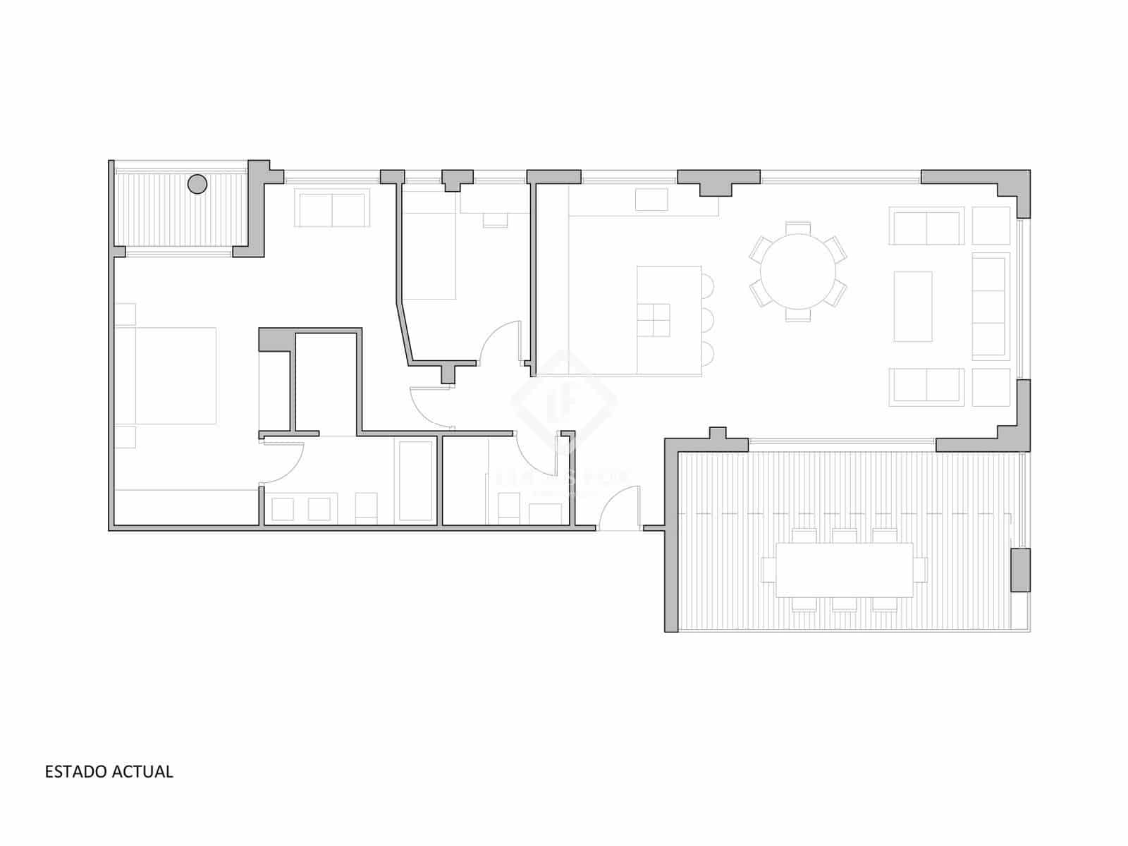2 sypialnia Penthouse na sprzedaż w Miasto Walencja z basenem garażem - 895 000 € (Ref: 9394245)