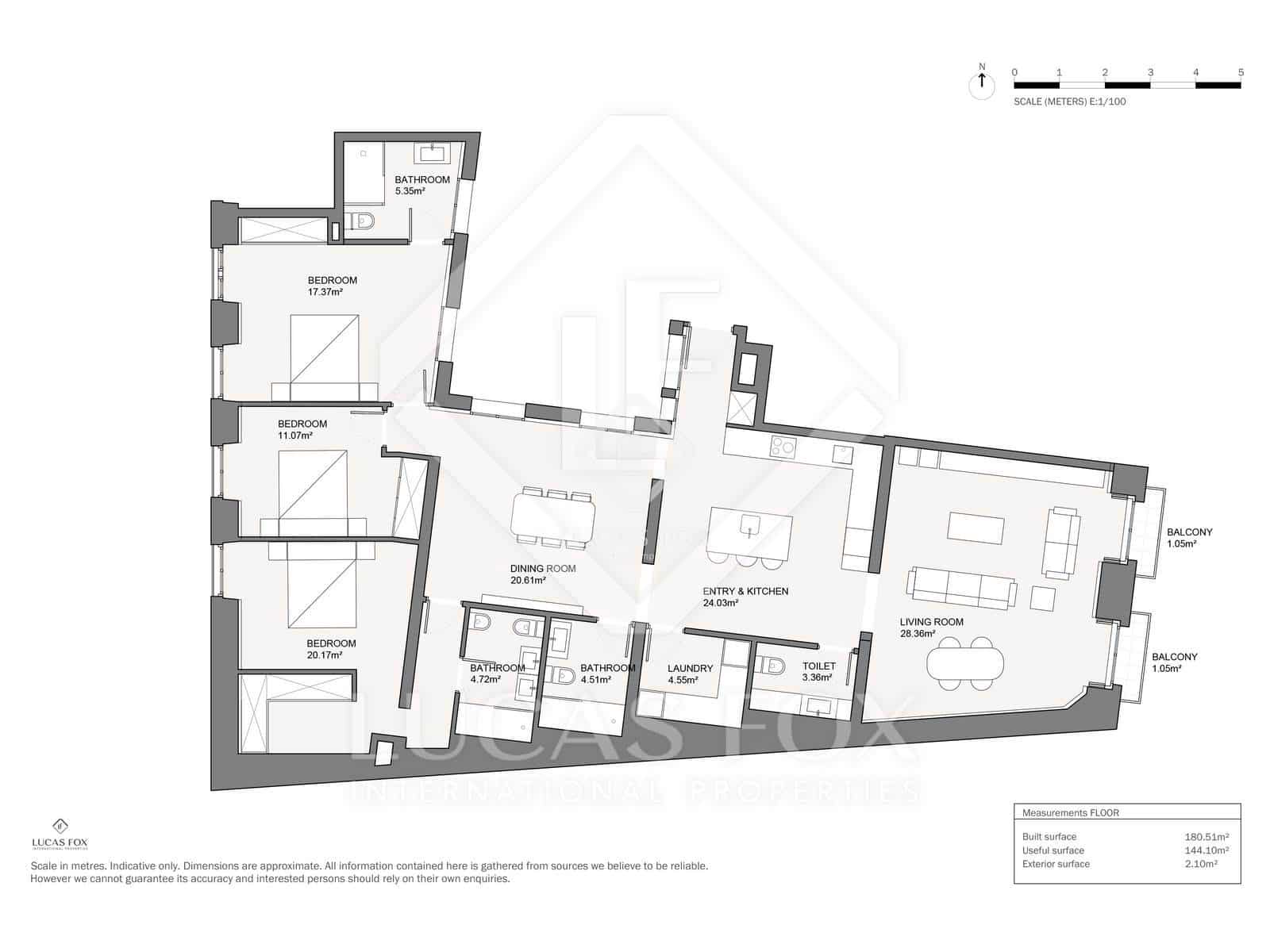3 soverom Leilighet til salgs i Madrid by - € 1 925 942 (Ref: 9395418)