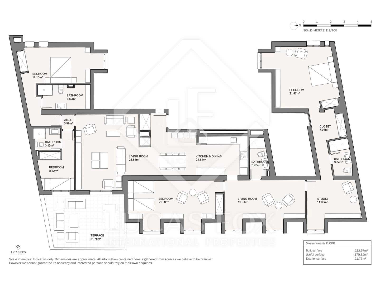 3 slaapkamer Appartement te koop in Madrid stad - € 3.393.794 (Ref: 9395422)