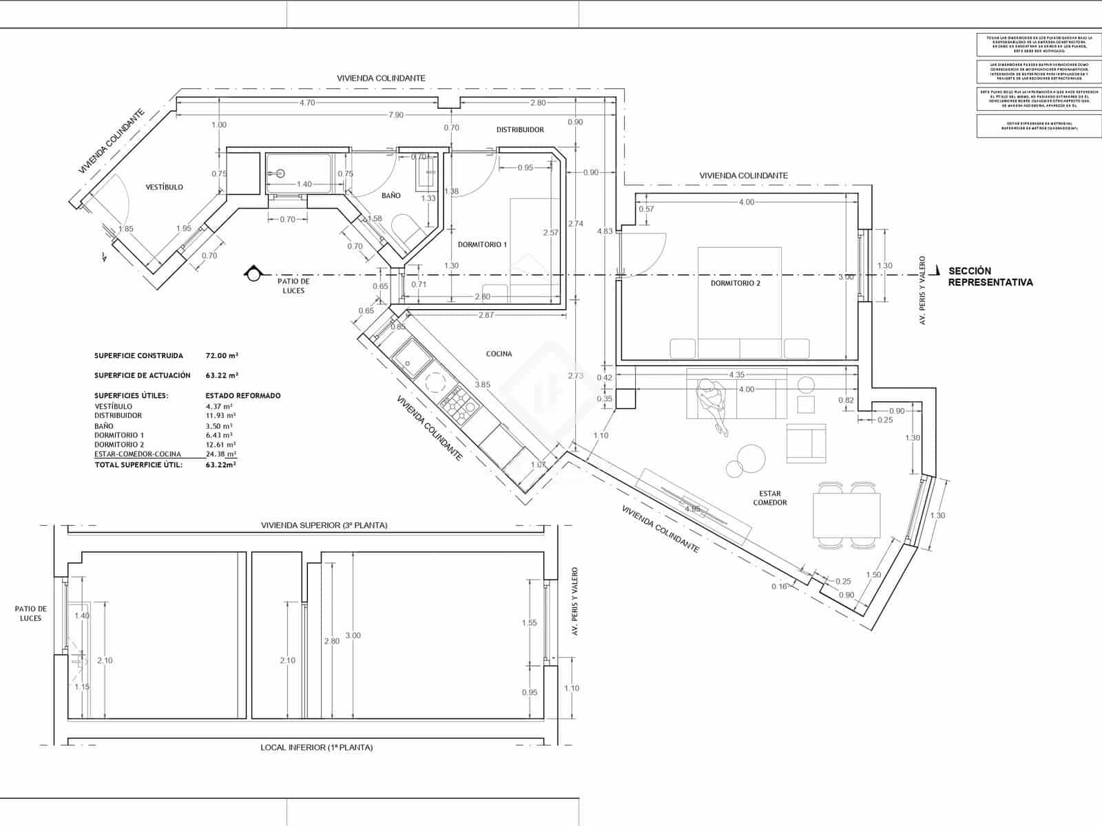 2 sypialnia Apartament do wynajęcia w Miasto Walencja - 1 400 € (Ref: 9399803)