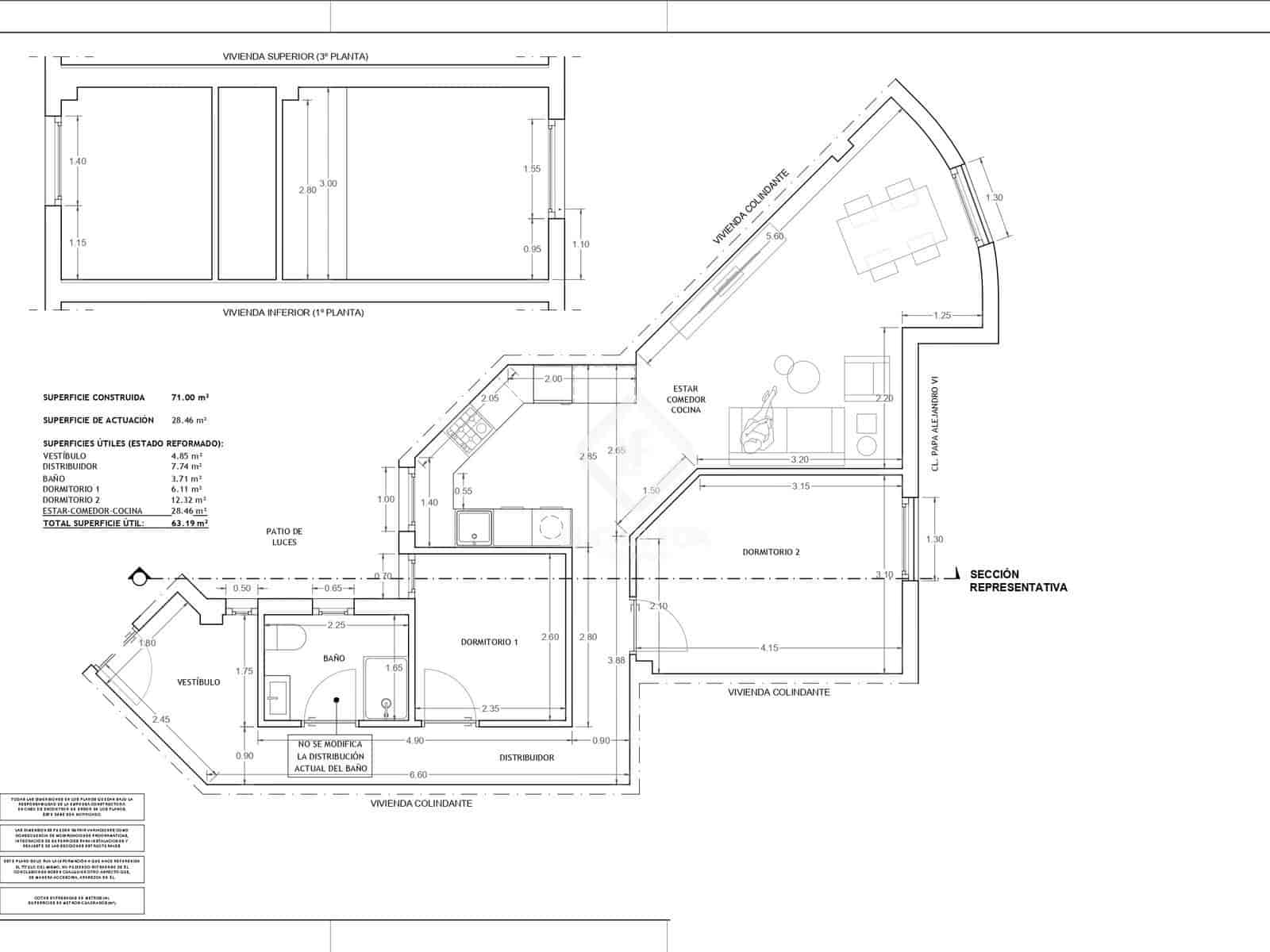 2 camera da letto Appartamento da affittare in Valencia citta - 1.400 € (Rif: 9399804)