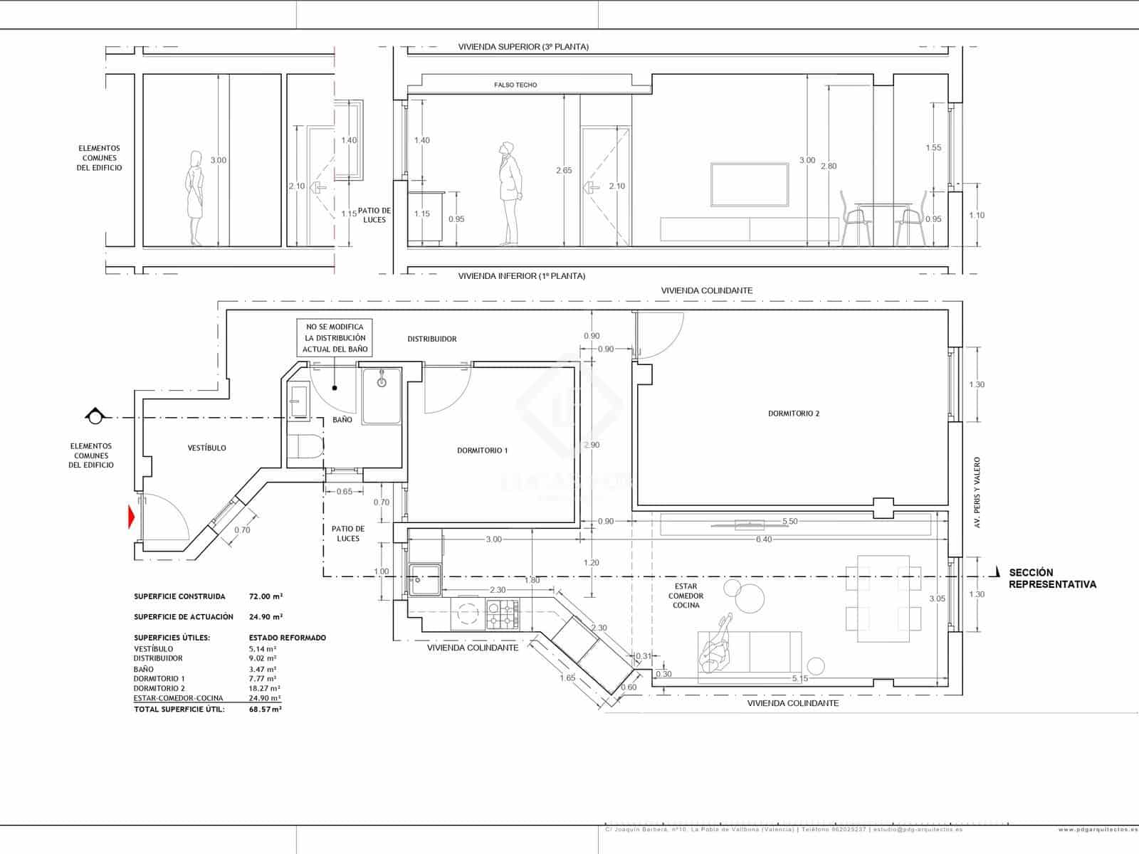 2 slaapkamer Appartement te huur in Valencia stad - € 1.400 (Ref: 9399805)