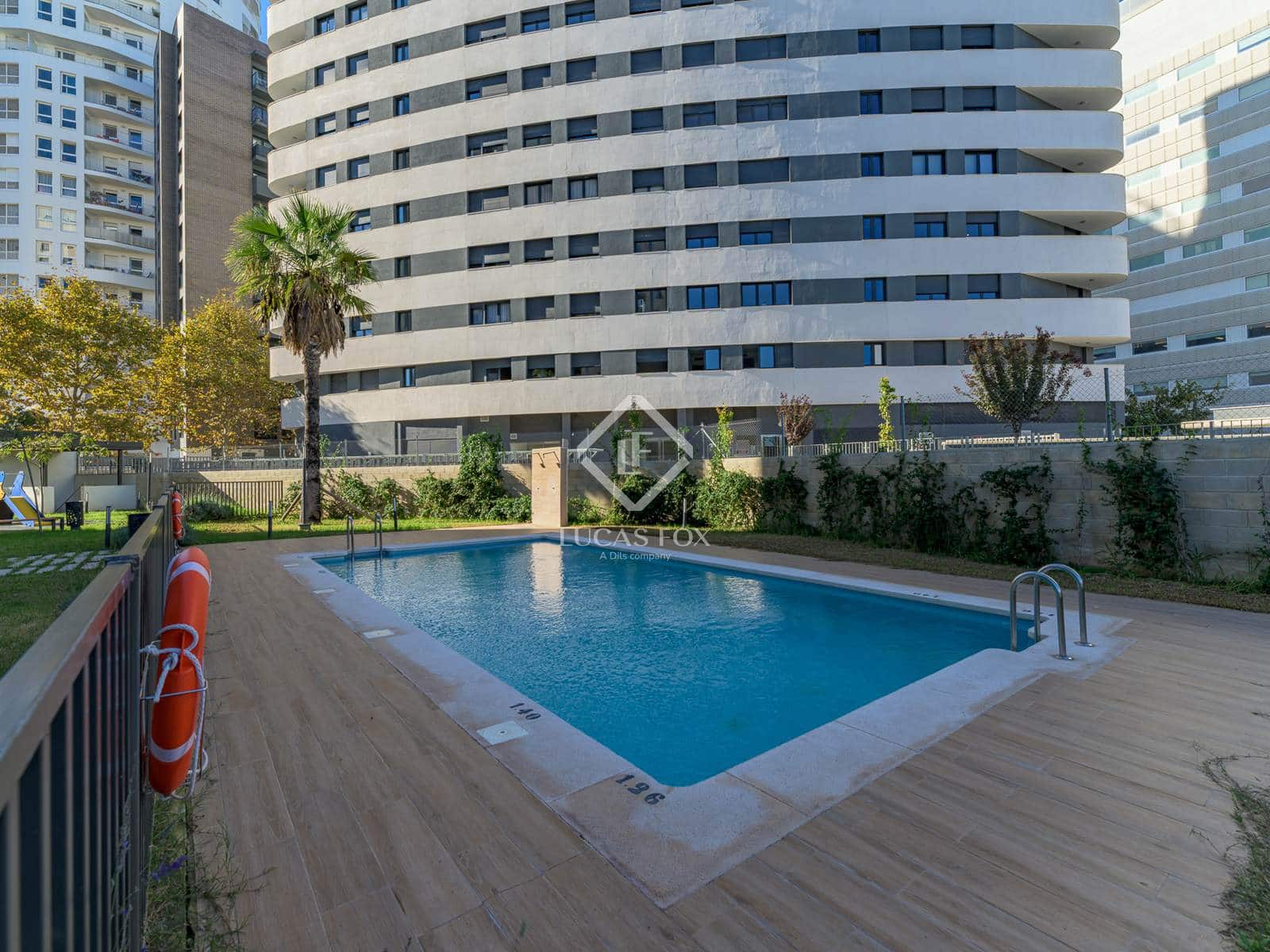 3 slaapkamer Penthouse te huur in Valencia stad met zwembad garage - € 3.500 (Ref: 9401733)