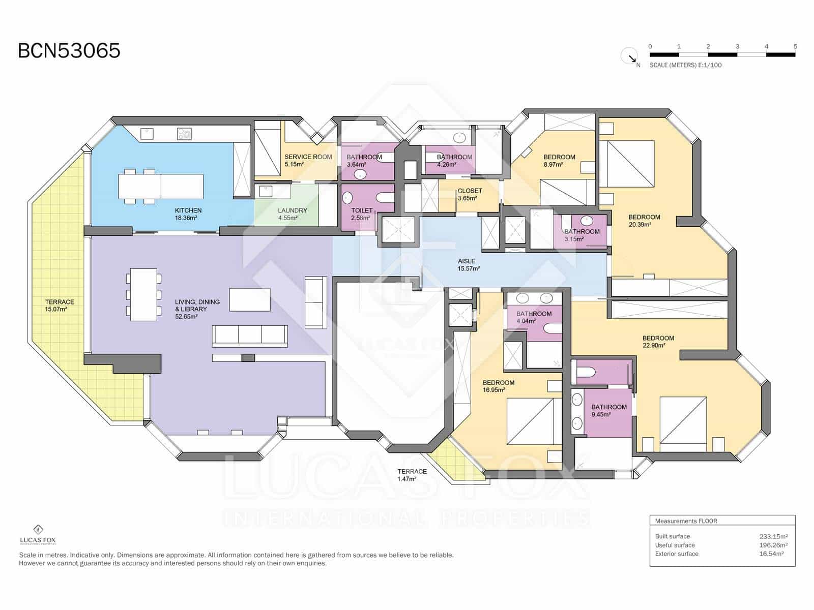 5 bedroom Apartment for sale in Barcelona city with garage - € 2,400,000 (Ref: 9404443)