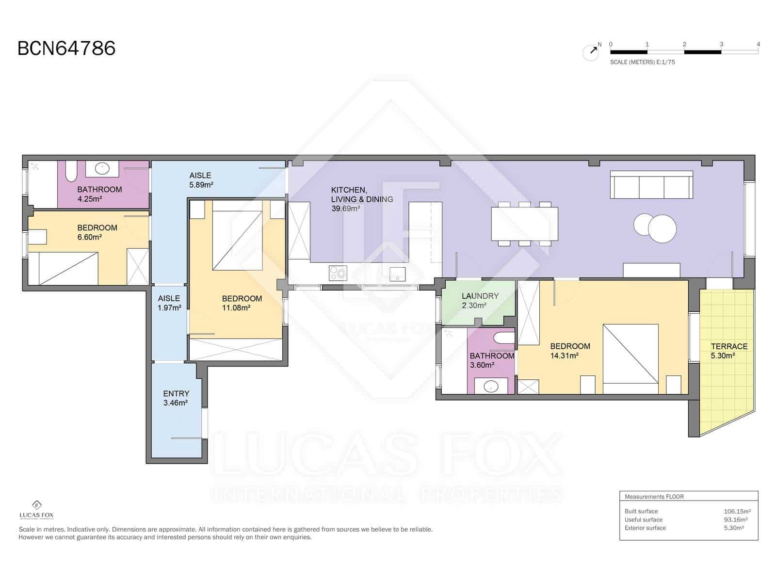 3 soverom Leilighet til salgs i Barcelona by - € 865 000 (Ref: 9404738)