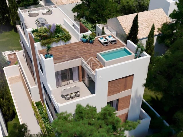 3 soverom Penthouse til salgs i Palma de Mallorca med svømmebasseng garasje - € 2 600 000 (Ref: 9409869)