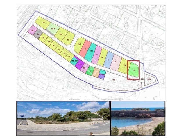 Byggetomt til salgs i L'Ametlla de Mar - € 990 000 (Ref: 9410226)