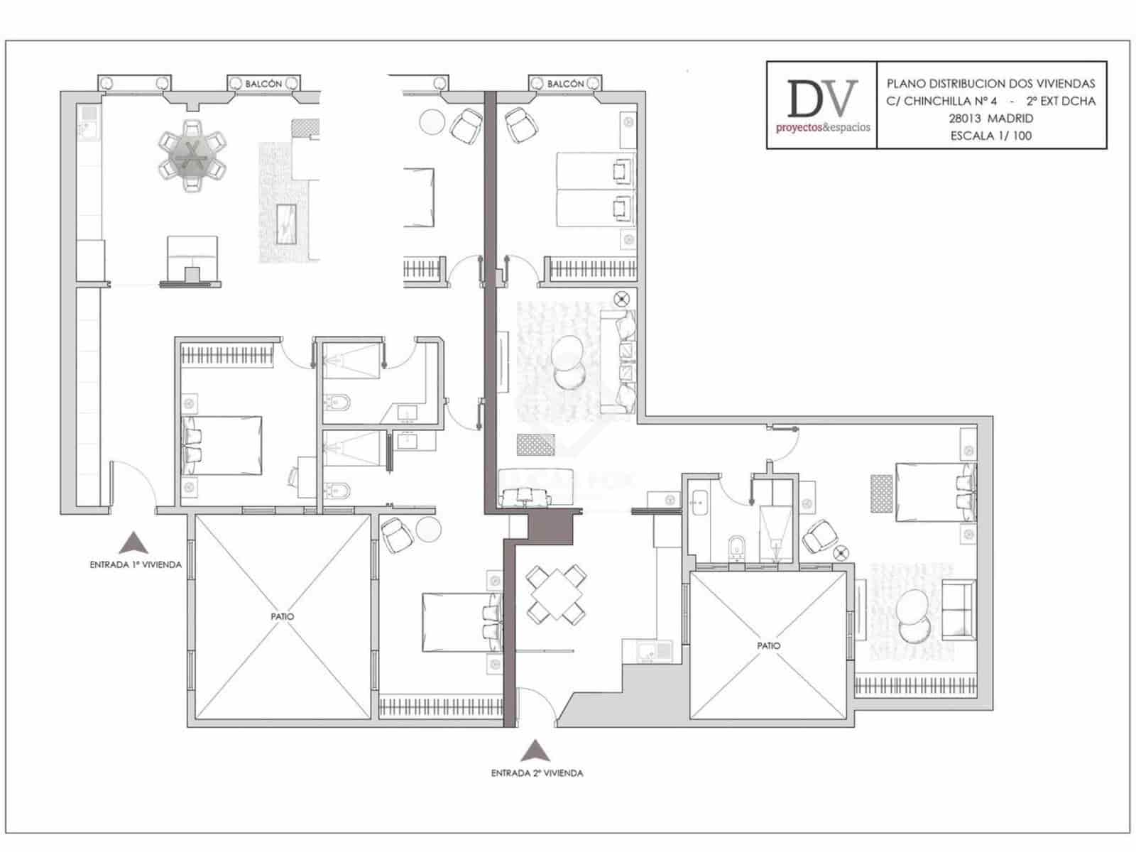 5 chambre Appartement à vendre à Madrid ville - 1 500 000 € (Ref: 9414913)