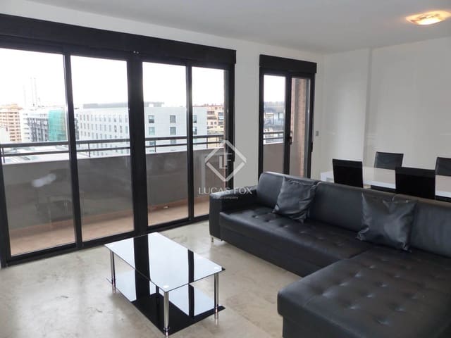 3 soverom Penthouse til leie i Valencia by med svømmebasseng garasje - € 2 700 (Ref: 9415237)