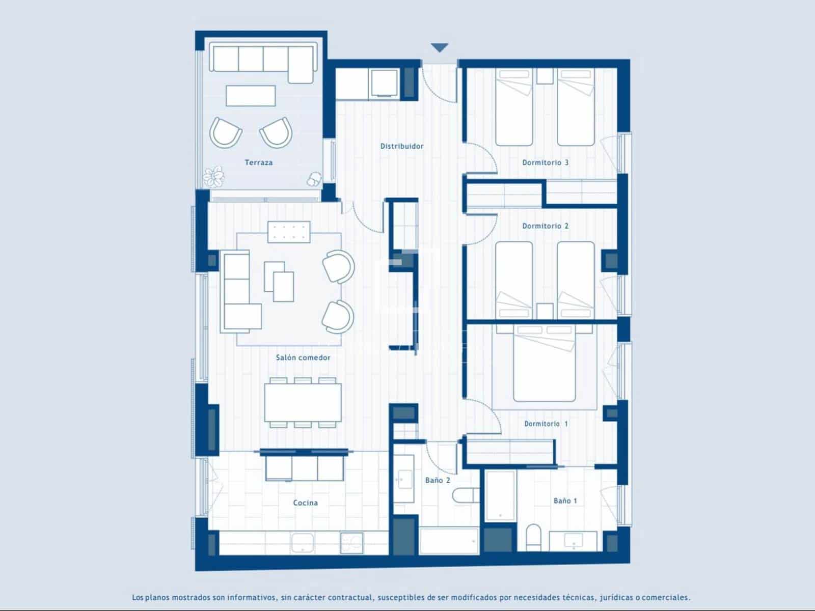 3 makuuhuone Huoneisto vuokrattavana paikassa Barcelona kaupunki mukana 
autotalli - 3 700 € (Ref: 9416115)