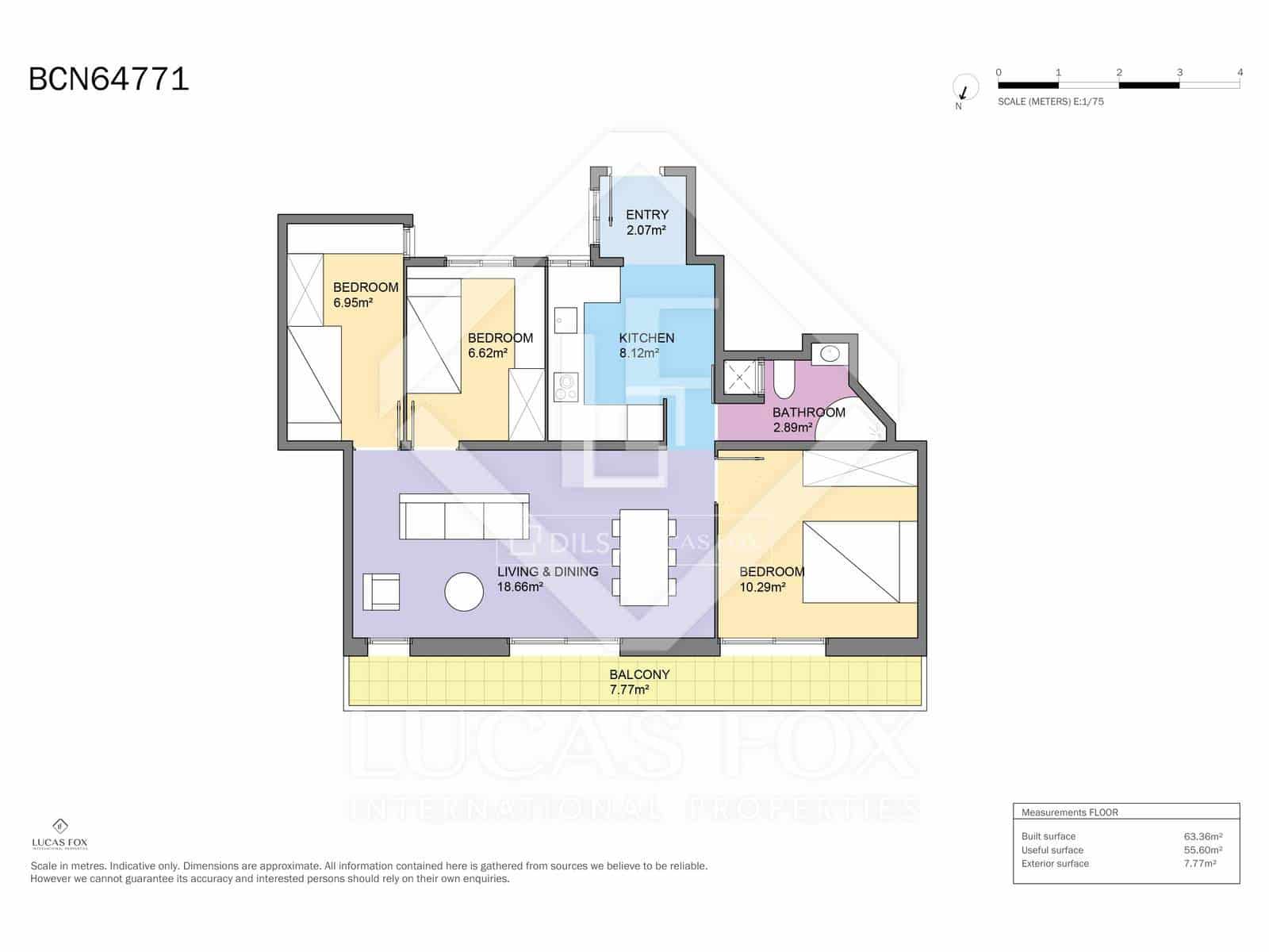 3 sovrum Lägenhet till salu i Barcelona stad - 432 000 € (Ref: 9418814)