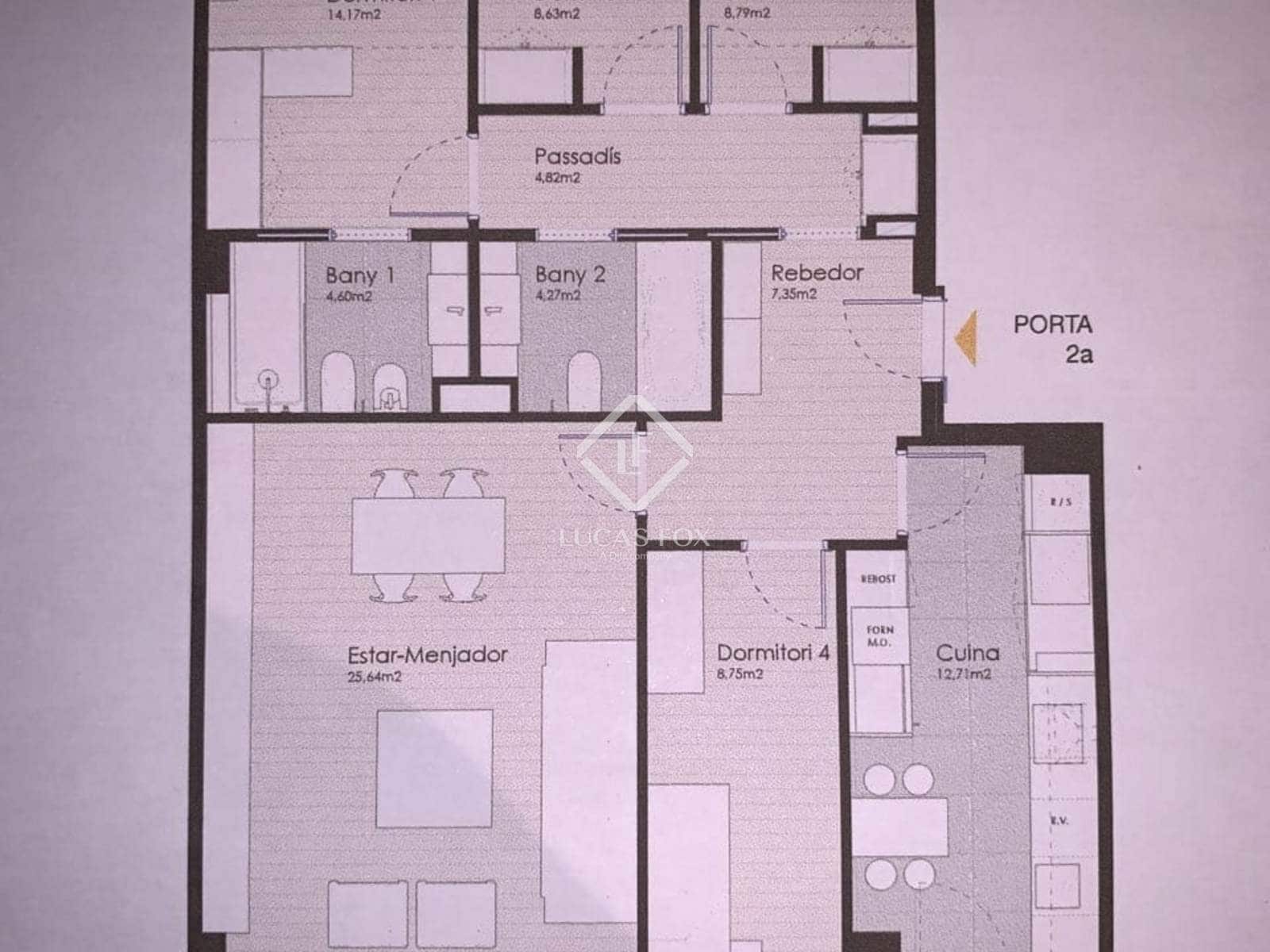 4 makuuhuone Huoneisto myytävänä paikassa Sant Just Desvern mukana uima-altaan 
autotalli - 849 000 € (Ref: 9418817)