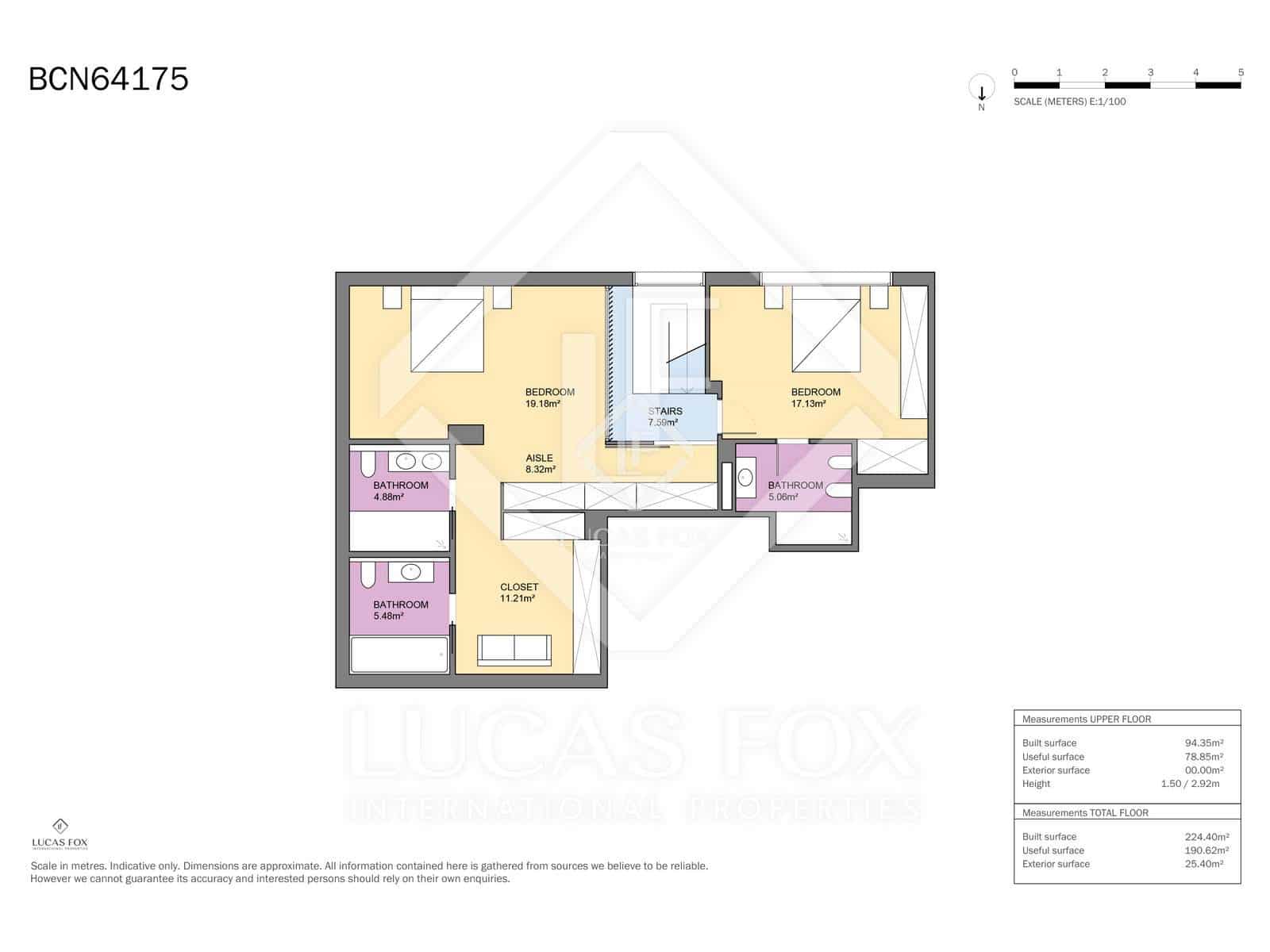 4 camera da letto Appartamento in vendita in Barcelona citta con garage - 1.970.000 € (Rif: 9421490)