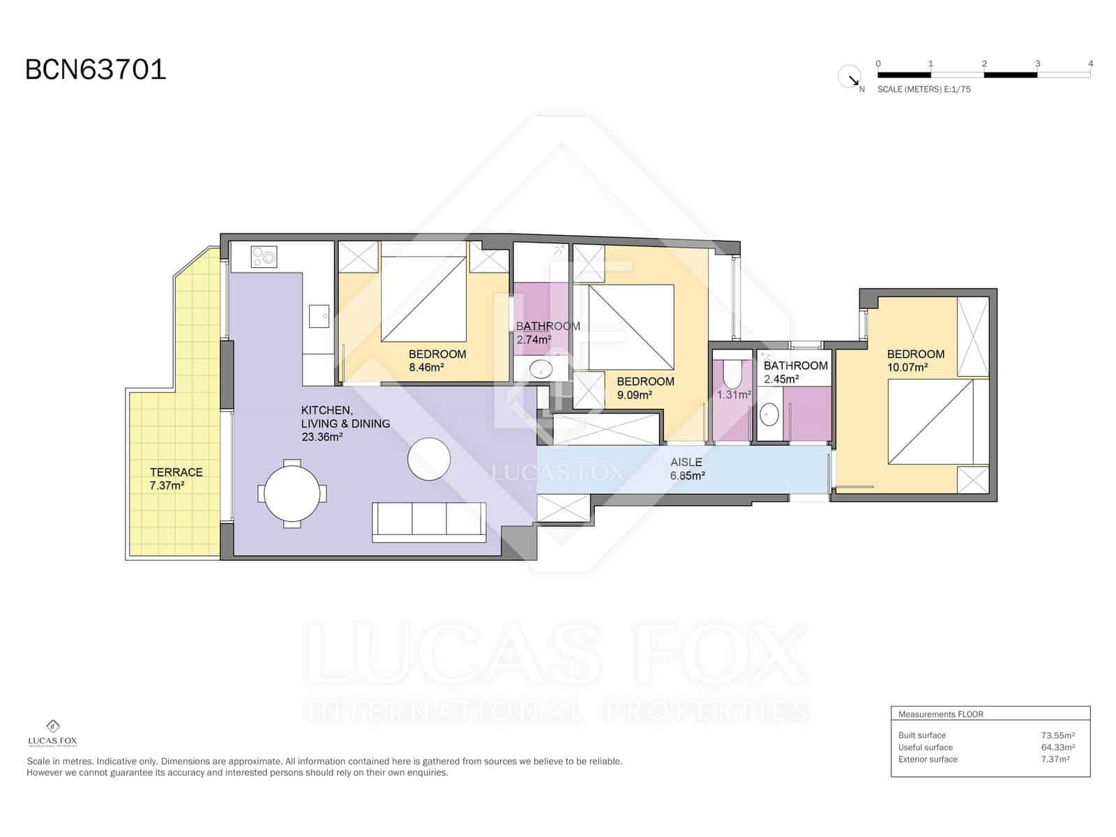 3 slaapkamer Appartement te koop in Barcelona stad - € 870.000 (Ref: 9426189)