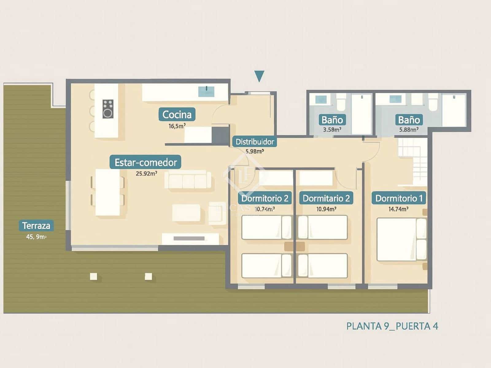 3 bedroom Penthouse for sale in Alicante / Alacant city with pool garage - € 850,000 (Ref: 9432426)