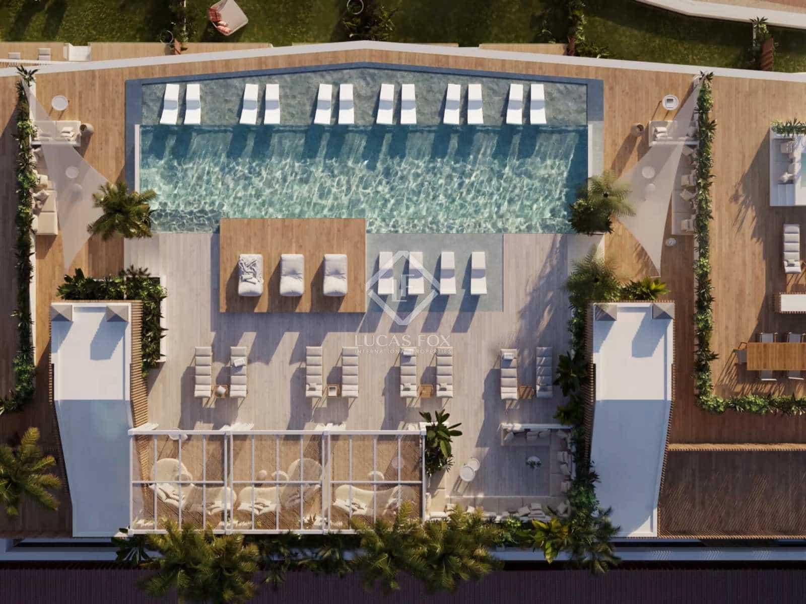 2 makuuhuone Huoneisto myytävänä paikassa Santa Eulalia / Santa Eularia mukana uima-altaan 
autotalli - 1 708 590 € (Ref: 9432512)