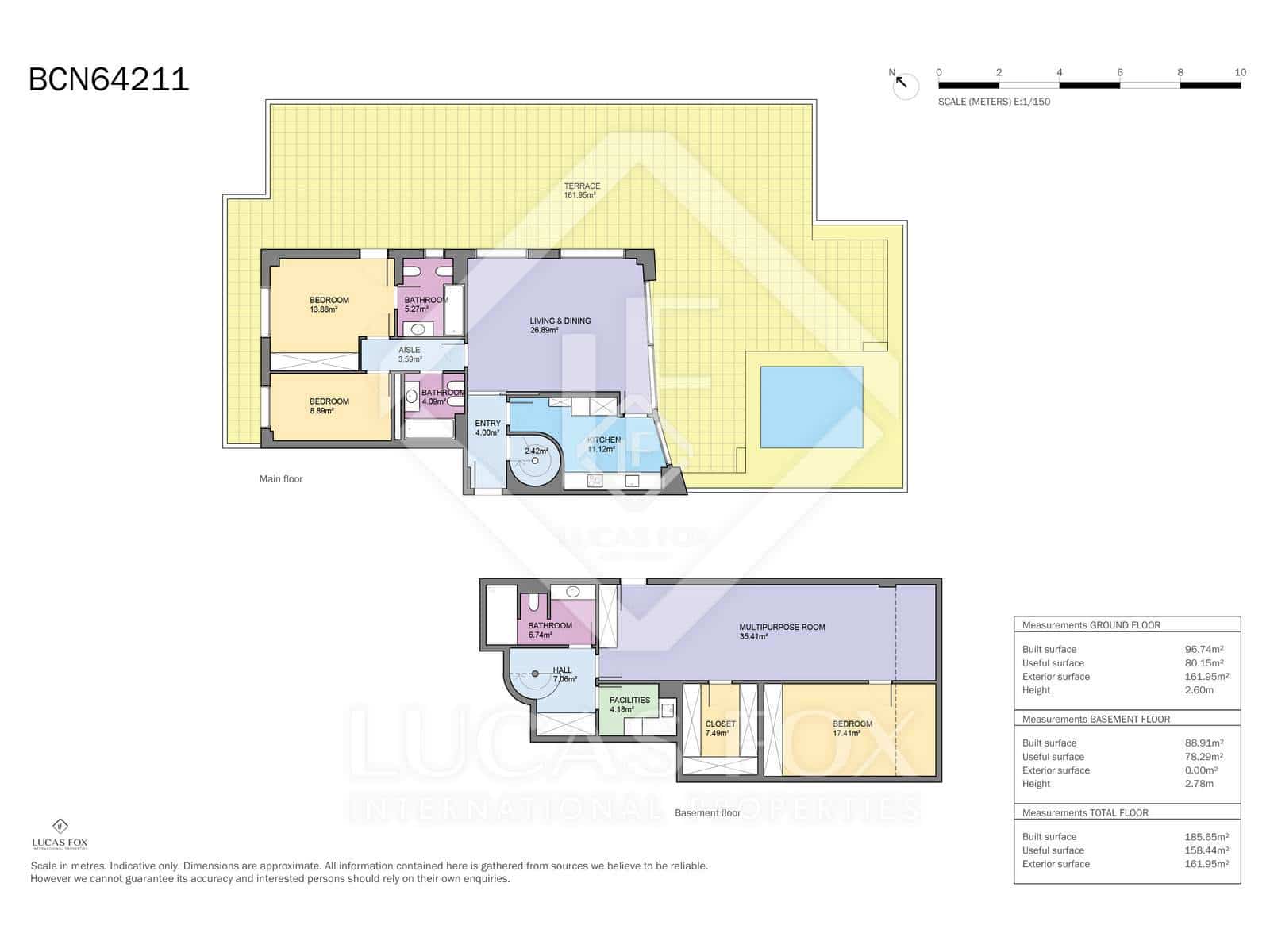 4 slaapkamer Appartement te koop in Barcelona stad met zwembad garage - € 2.150.000 (Ref: 9436174)