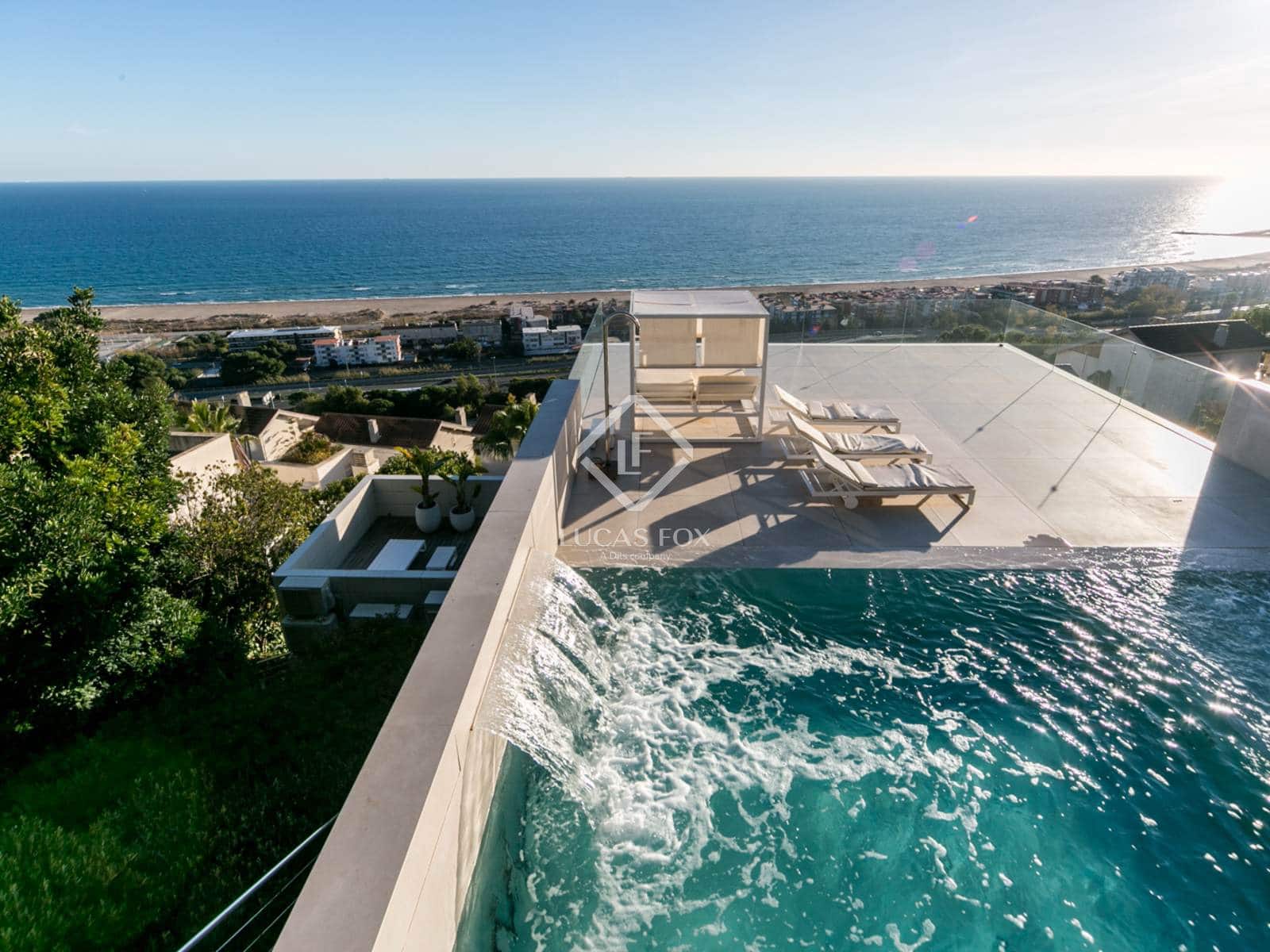 6 bedroom Villa for sale in Les Botigues de Sitges with pool garage - € 2,550,000 (Ref: 9436175)