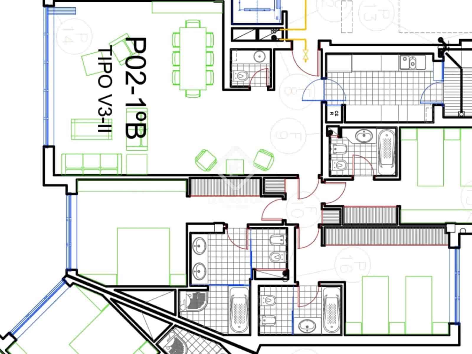 3 chambre Appartement à vendre à Sotogrande avec piscine garage - 900 000 € (Ref: 9436177)