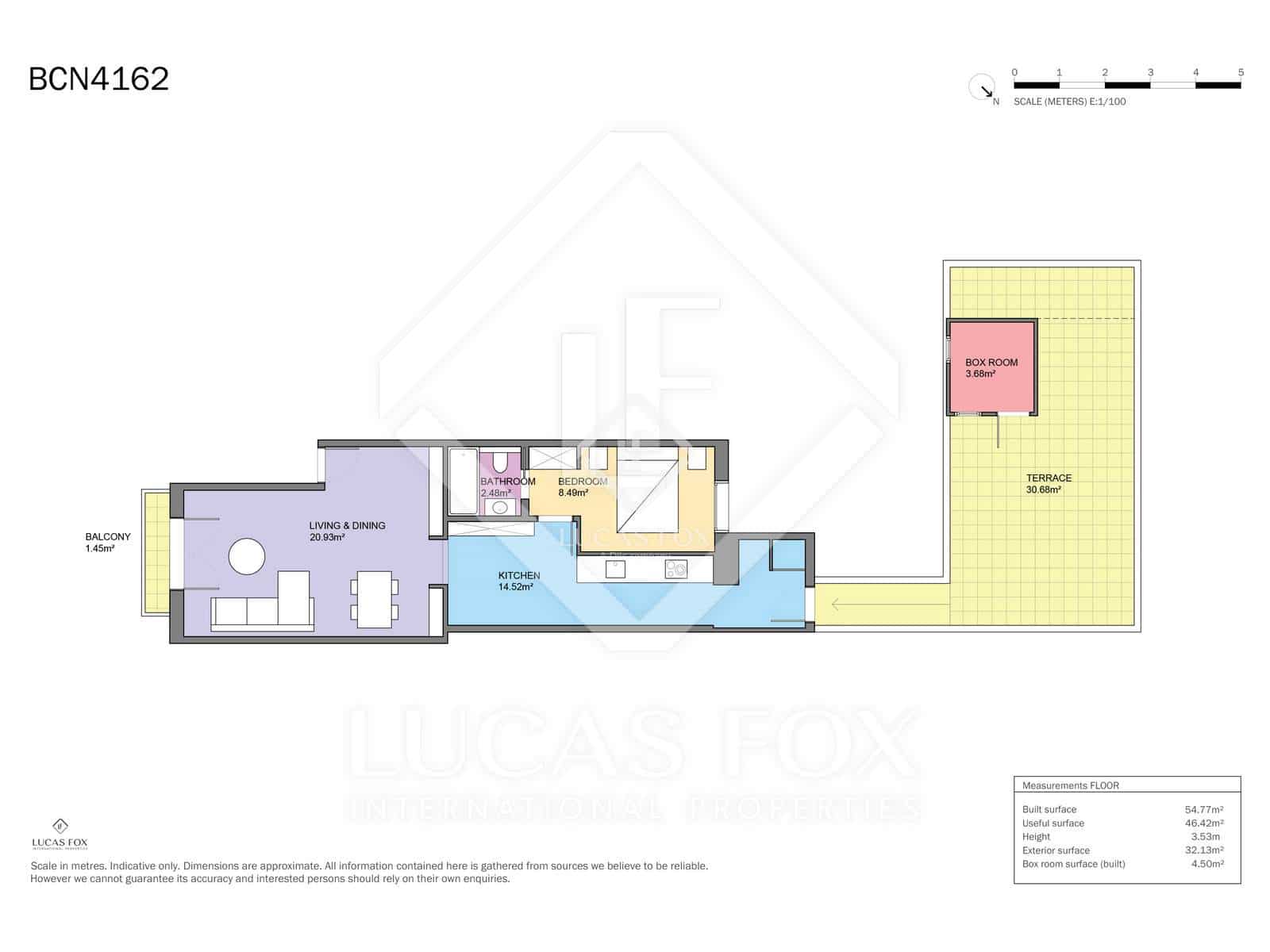 1 slaapkamer Appartement te koop in Barcelona stad - € 295.000 (Ref: 9438481)
