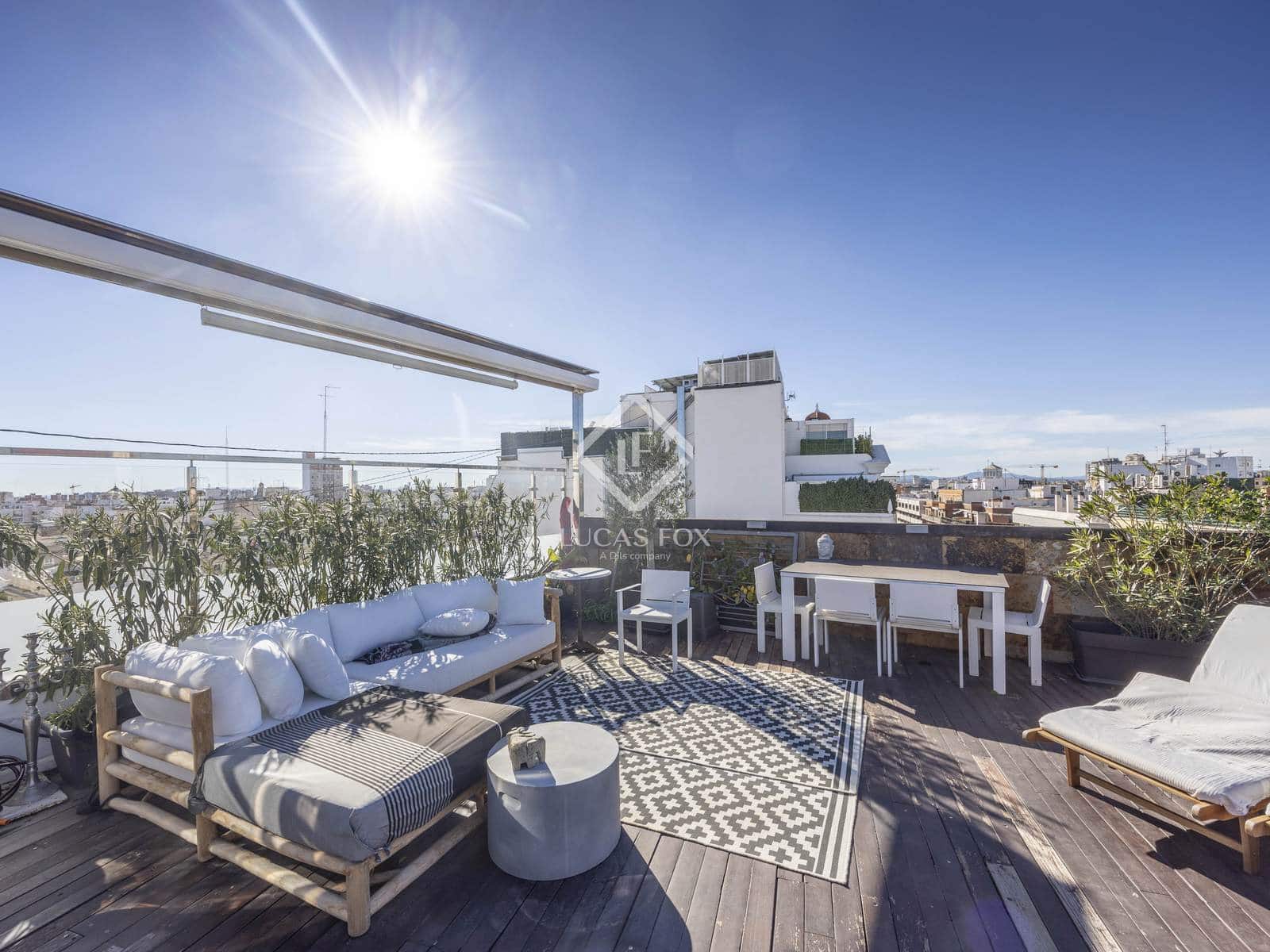 3 quarto Penthouse para venda em Valencia cidade - 1 380 000 € (Ref: 9438937)