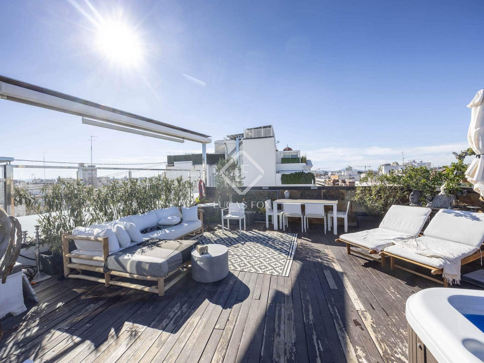 3 quarto Penthouse para venda em Valencia cidade - 1 380 000 € (Ref: 9438937)