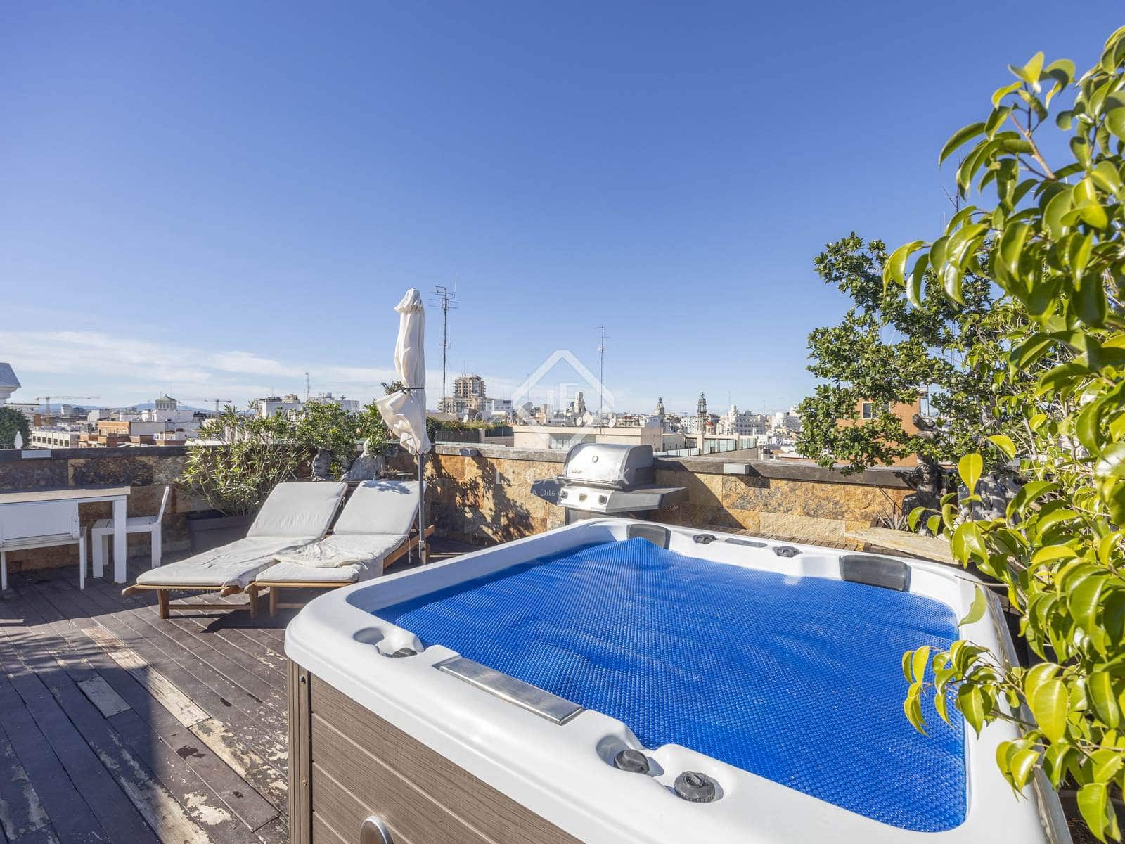 3 quarto Penthouse para venda em Valencia cidade - 1 380 000 € (Ref: 9438937)