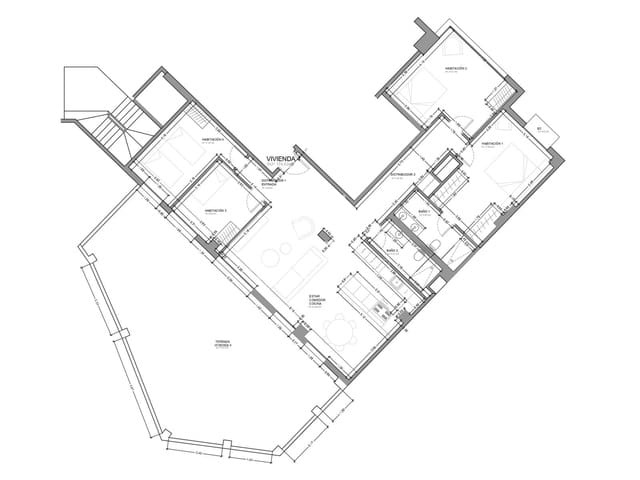 4 Zimmer Apartment zu verkaufen in València Stadt mit Garage - 690.000 € (Ref: 9439050)