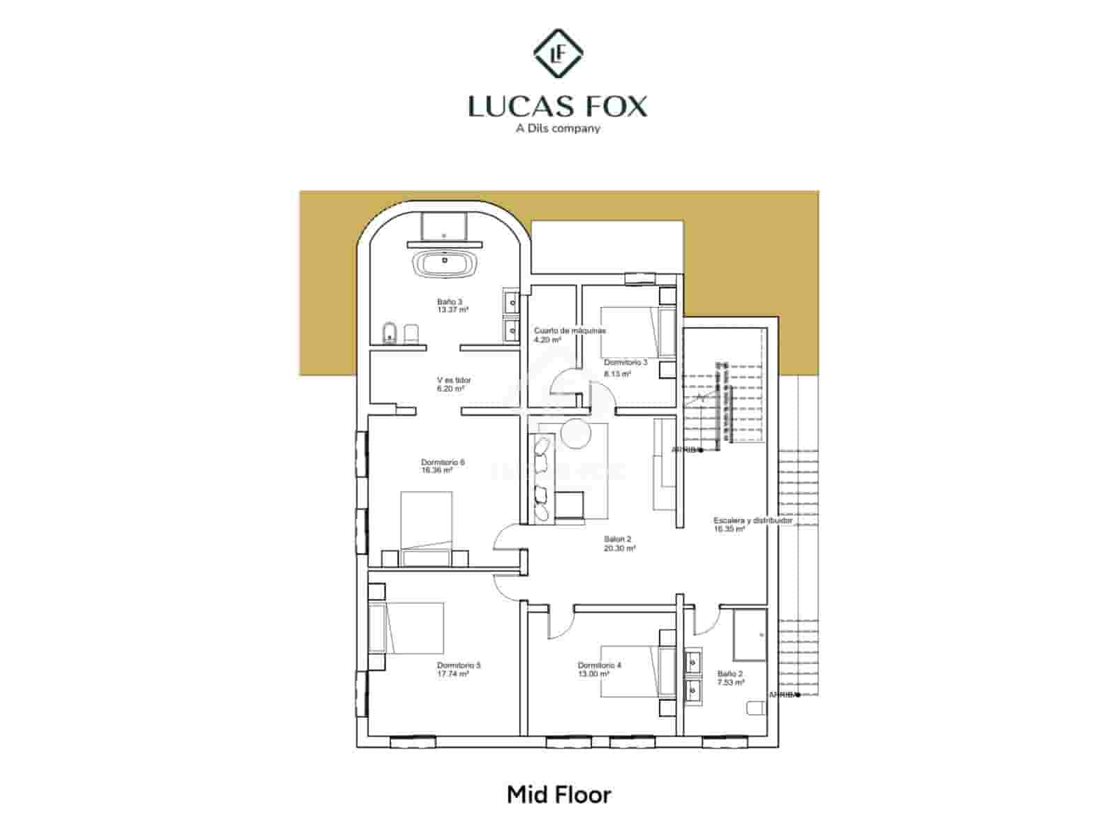 6 makuuhuone Huvila myytävänä paikassa La Nucia mukana uima-altaan 
autotalli - 1 350 000 € (Ref: 9441609)