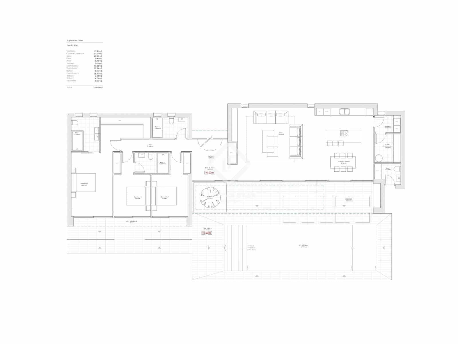 3 soveværelse Villa til salg i Calpe / Calp med swimmingpool garage - € 1.525.000 (Ref: 9447422)