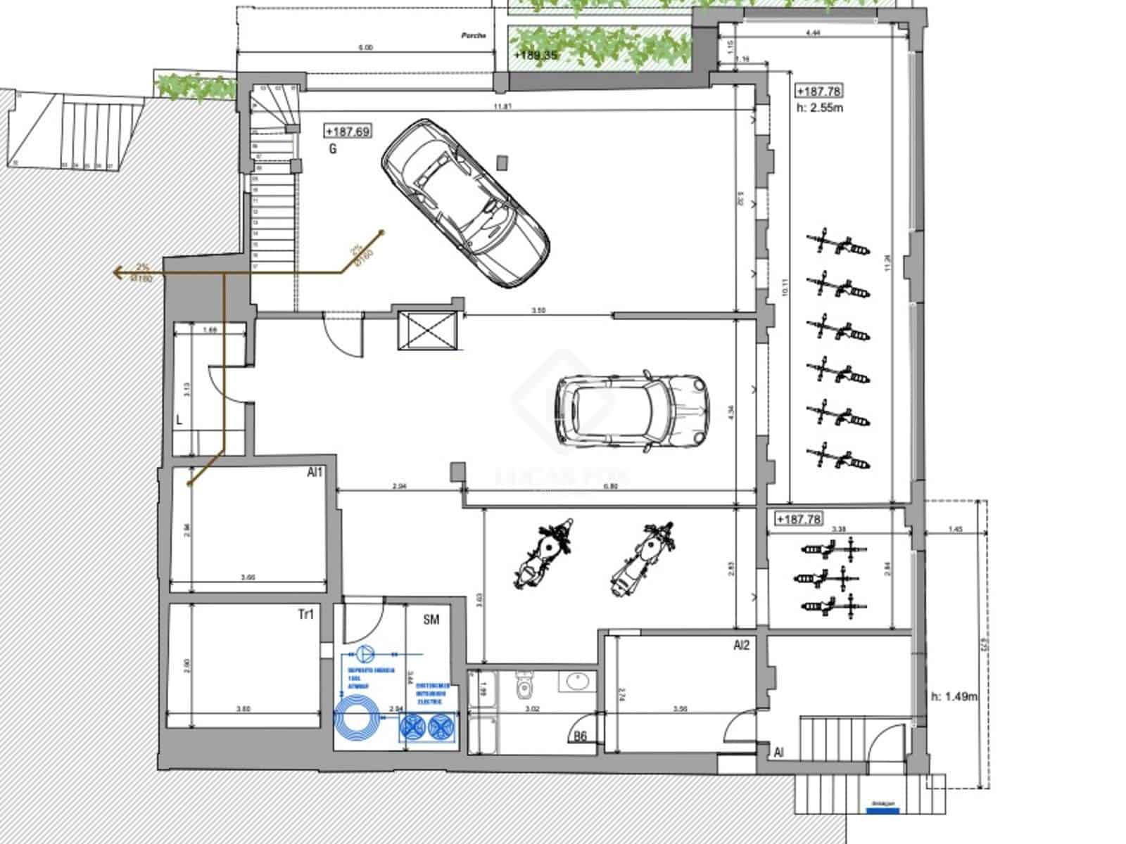 5 makuuhuone Huvila myytävänä paikassa Bunyola mukana uima-altaan 
autotalli - 6 300 000 € (Ref: 9447426)