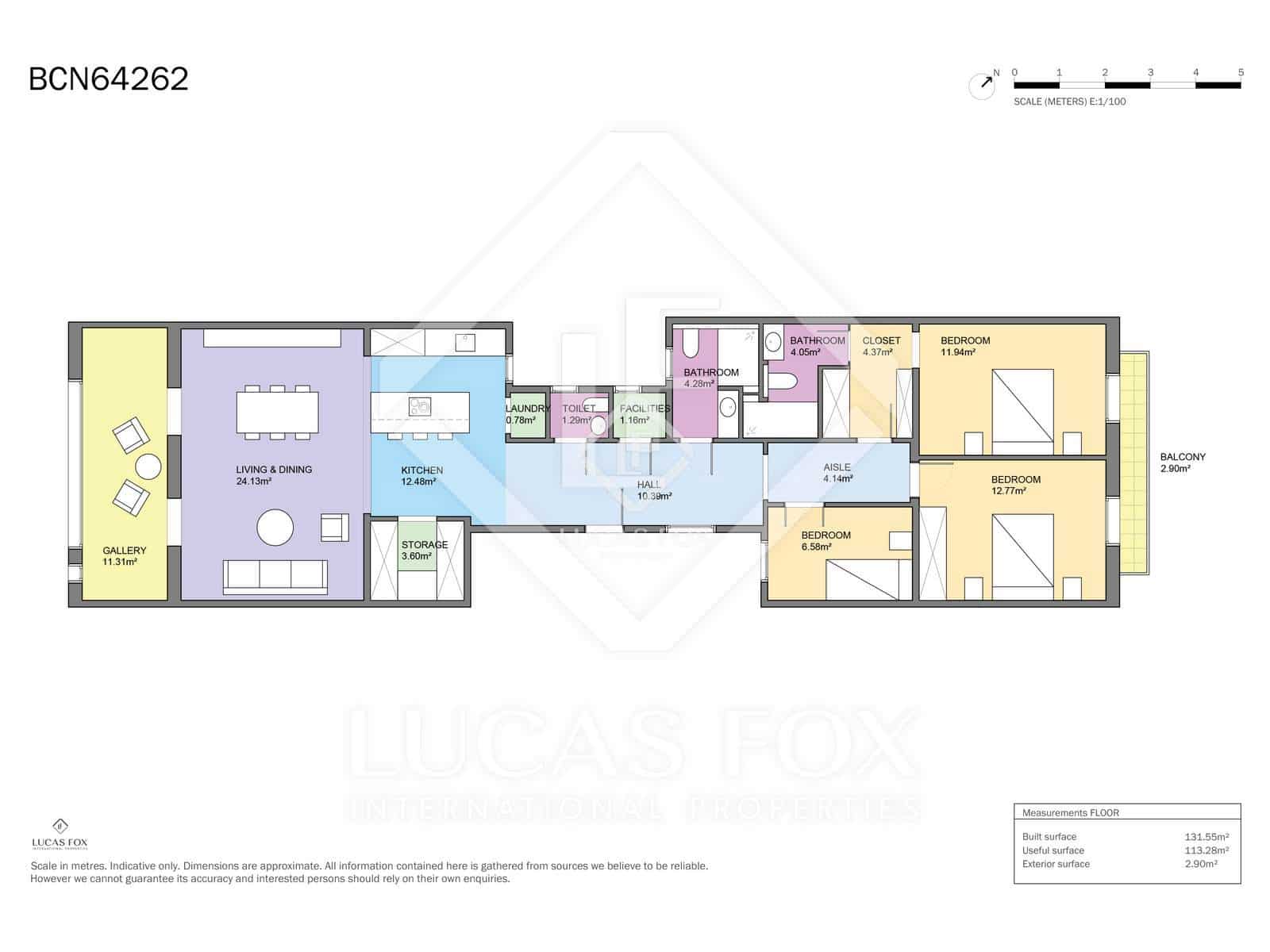 3 chambre Appartement à vendre à Barcelone ville - 1 400 000 € (Ref: 9449726)