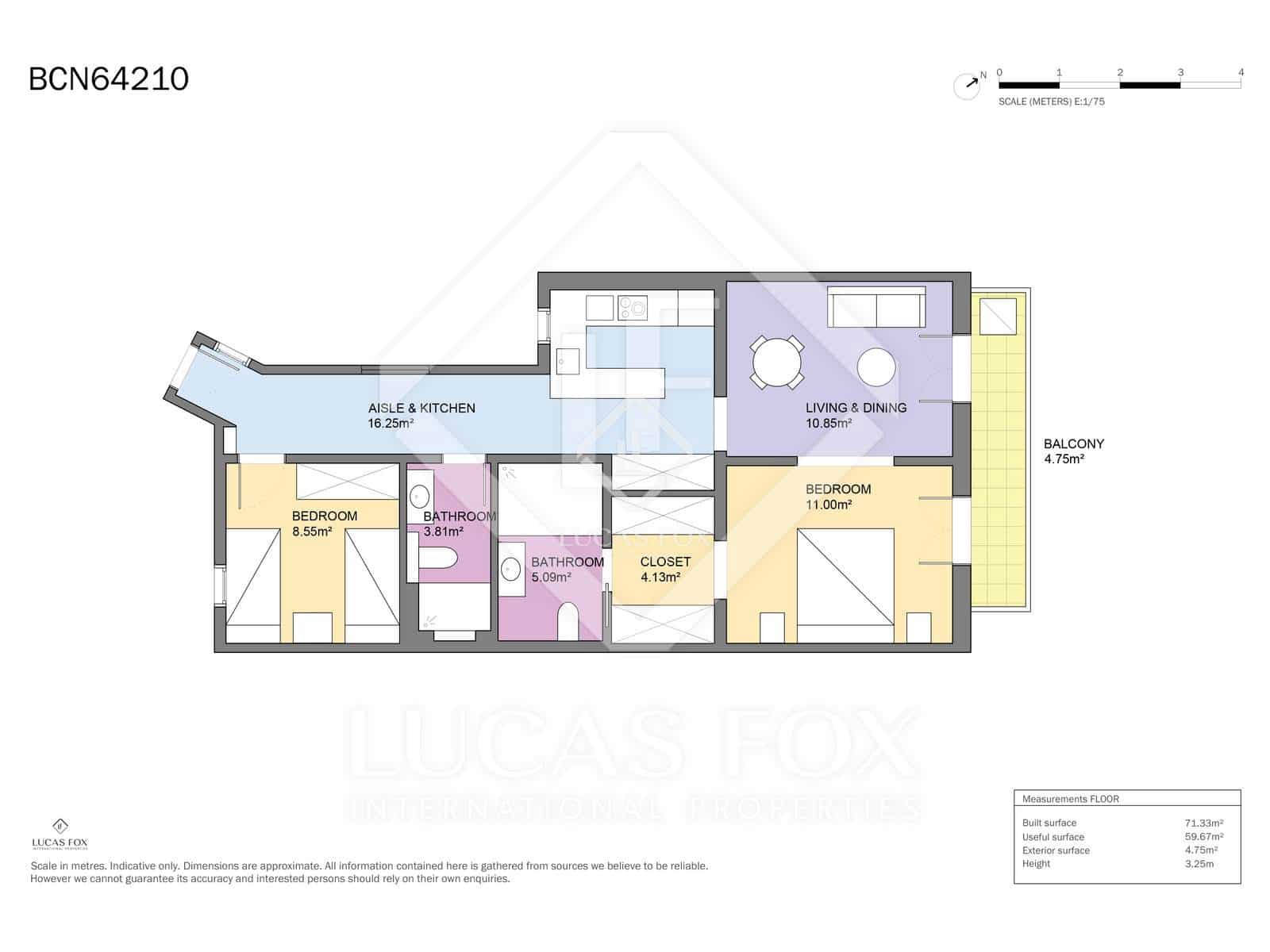 2 makuuhuone Huoneisto myytävänä paikassa Barcelona kaupunki - 545 000 € (Ref: 9449727)