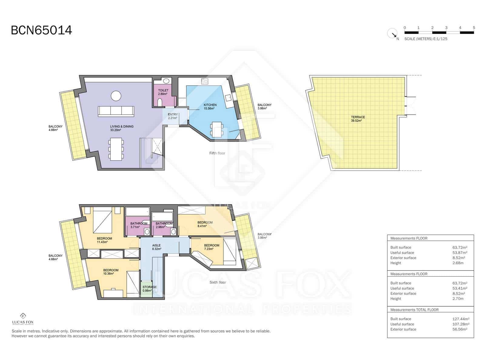 4 slaapkamer Penthouse te koop in Barcelona stad met garage - € 998.500 (Ref: 9452496)