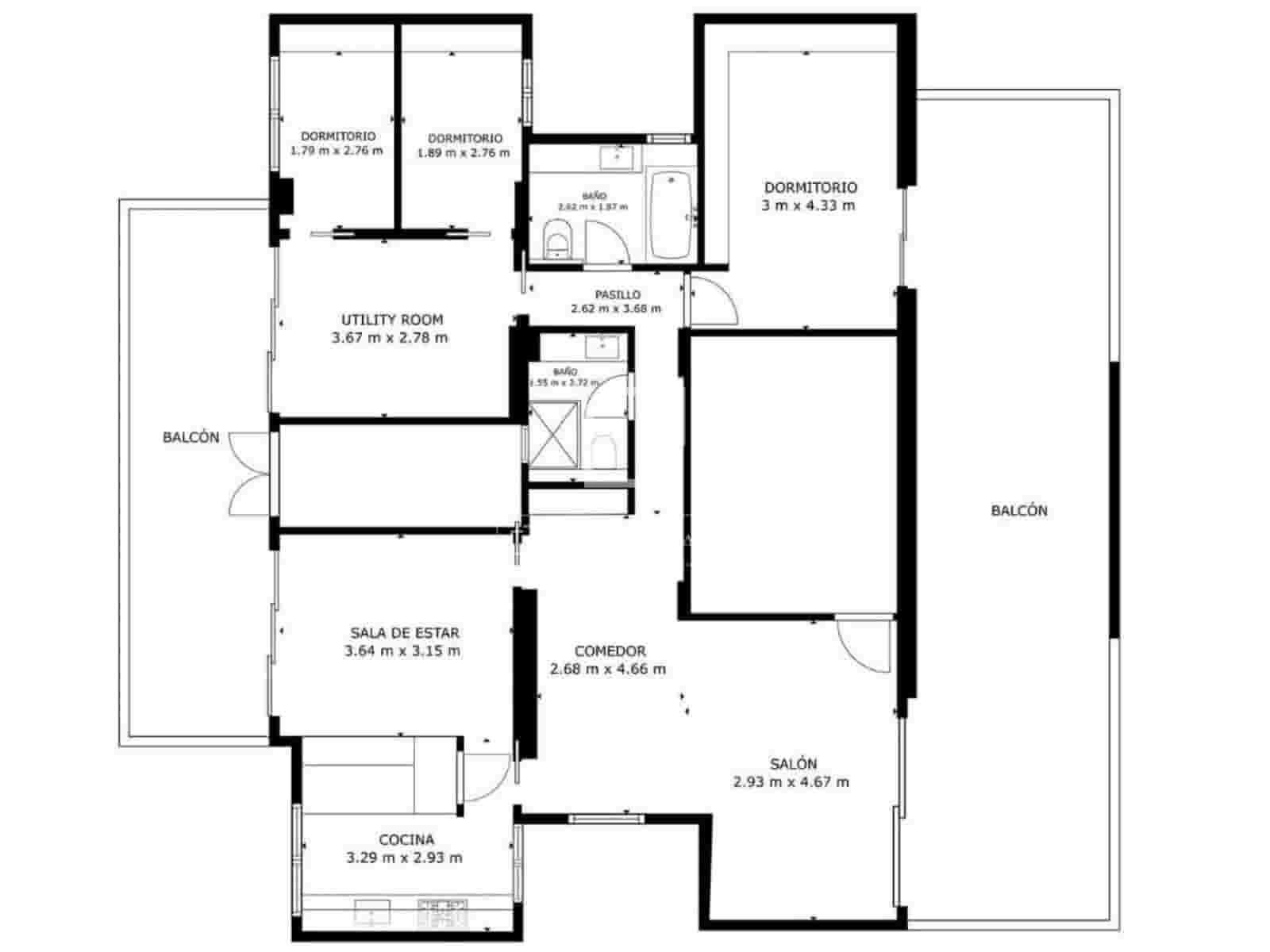 3 bedroom Apartment for sale in Valencia city - € 1,200,000 (Ref: 9459455)