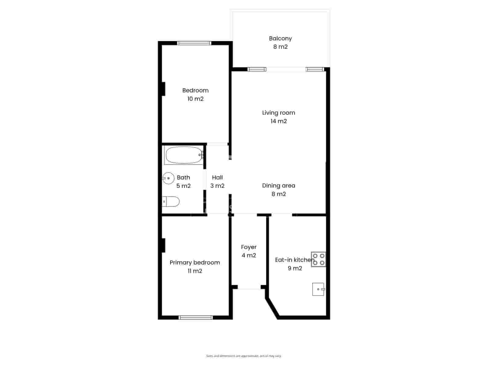 2 soveværelse Lejlighed til salg i Calpe / Calp - € 285.000 (Ref: 9464966)