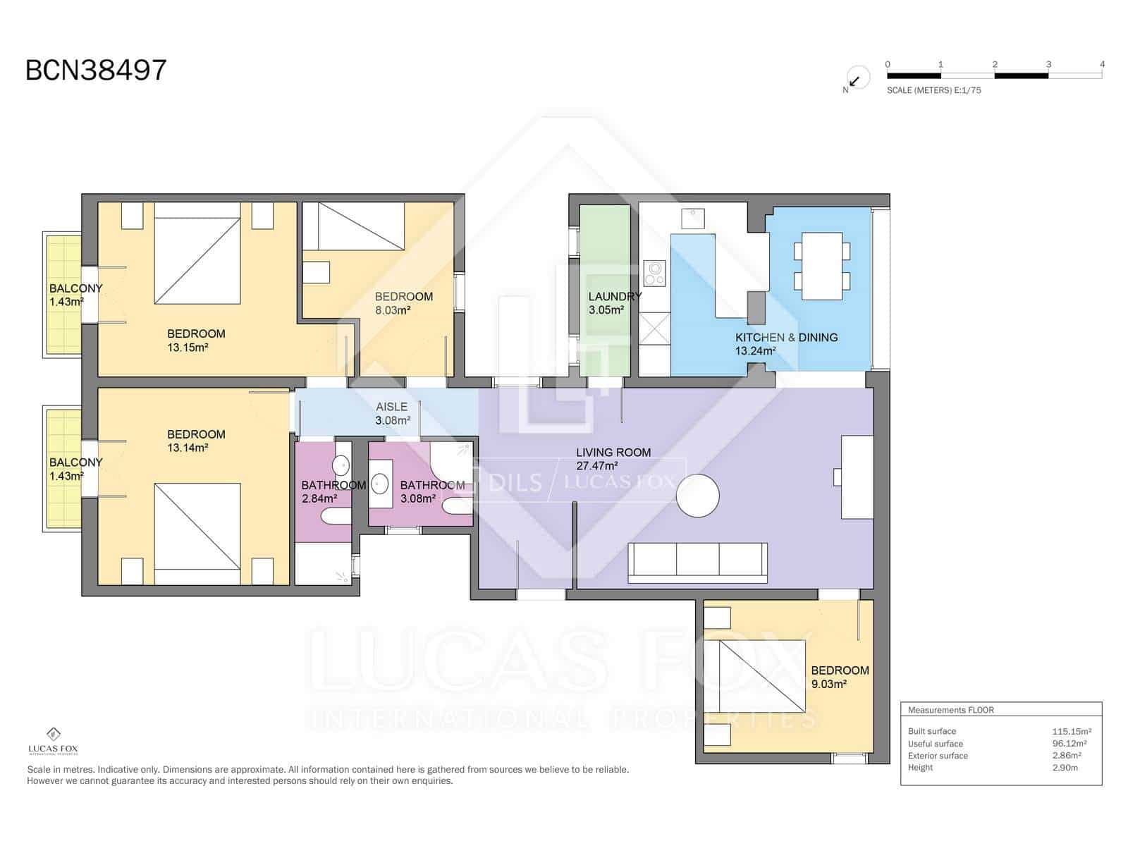 4 sypialnia Apartament na sprzedaż w Miasto Barcelona - 671 000 € (Ref: 9465902)