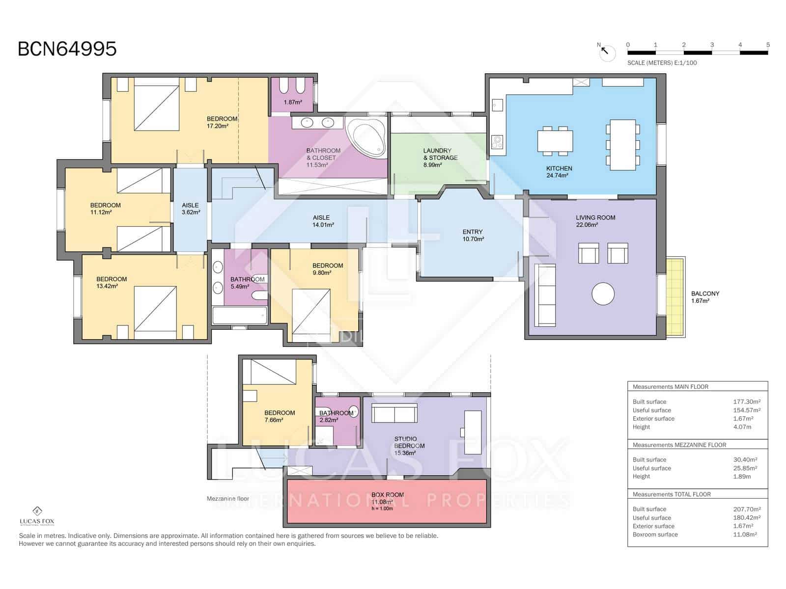 6 slaapkamer Appartement te koop in Barcelona stad - € 1.500.000 (Ref: 9468810)
