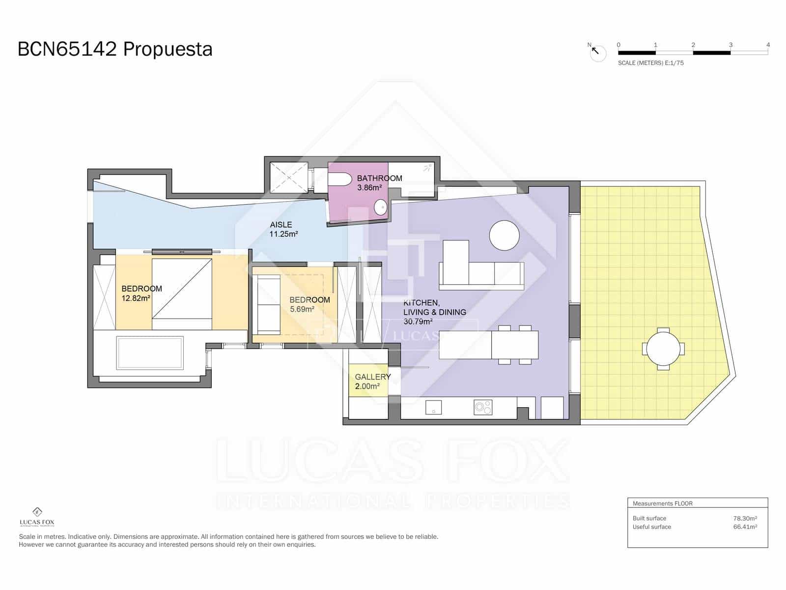 1 chambre Penthouse à vendre à Barcelone ville - 795 000 € (Ref: 9473197)