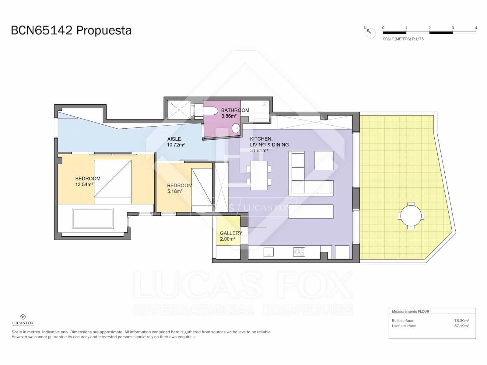 1 chambre Penthouse à vendre à Barcelone ville - 795 000 € (Ref: 9473197)