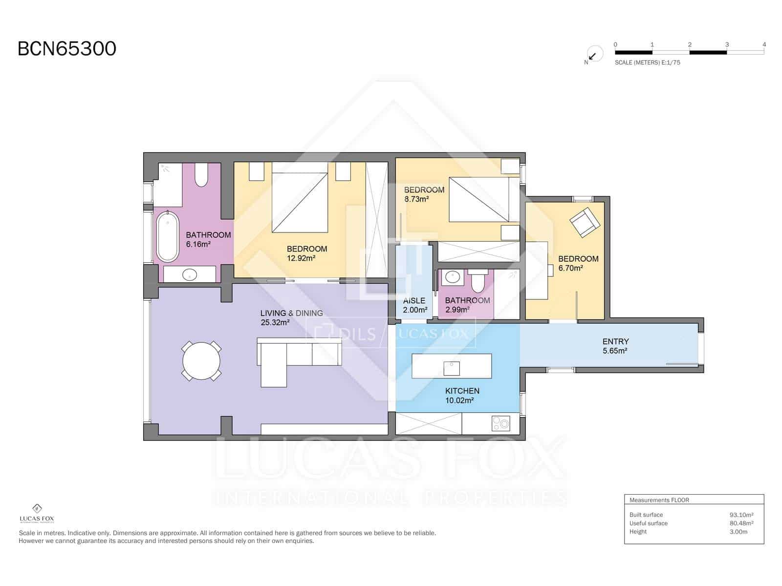 3 makuuhuone Huoneisto myytävänä paikassa Barcelona kaupunki - 960 000 € (Ref: 9480597)