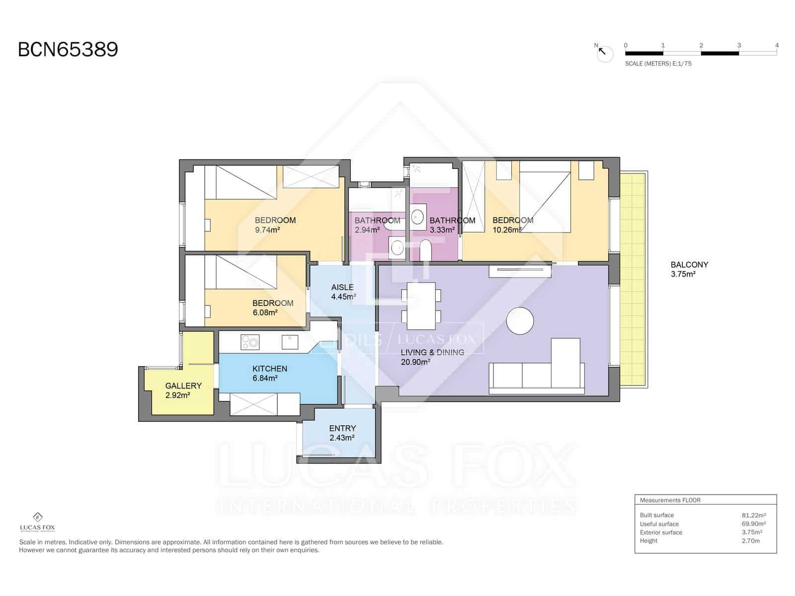 3 bedroom Apartment for sale in Barcelona city with garage - € 598,000 (Ref: 9482394)
