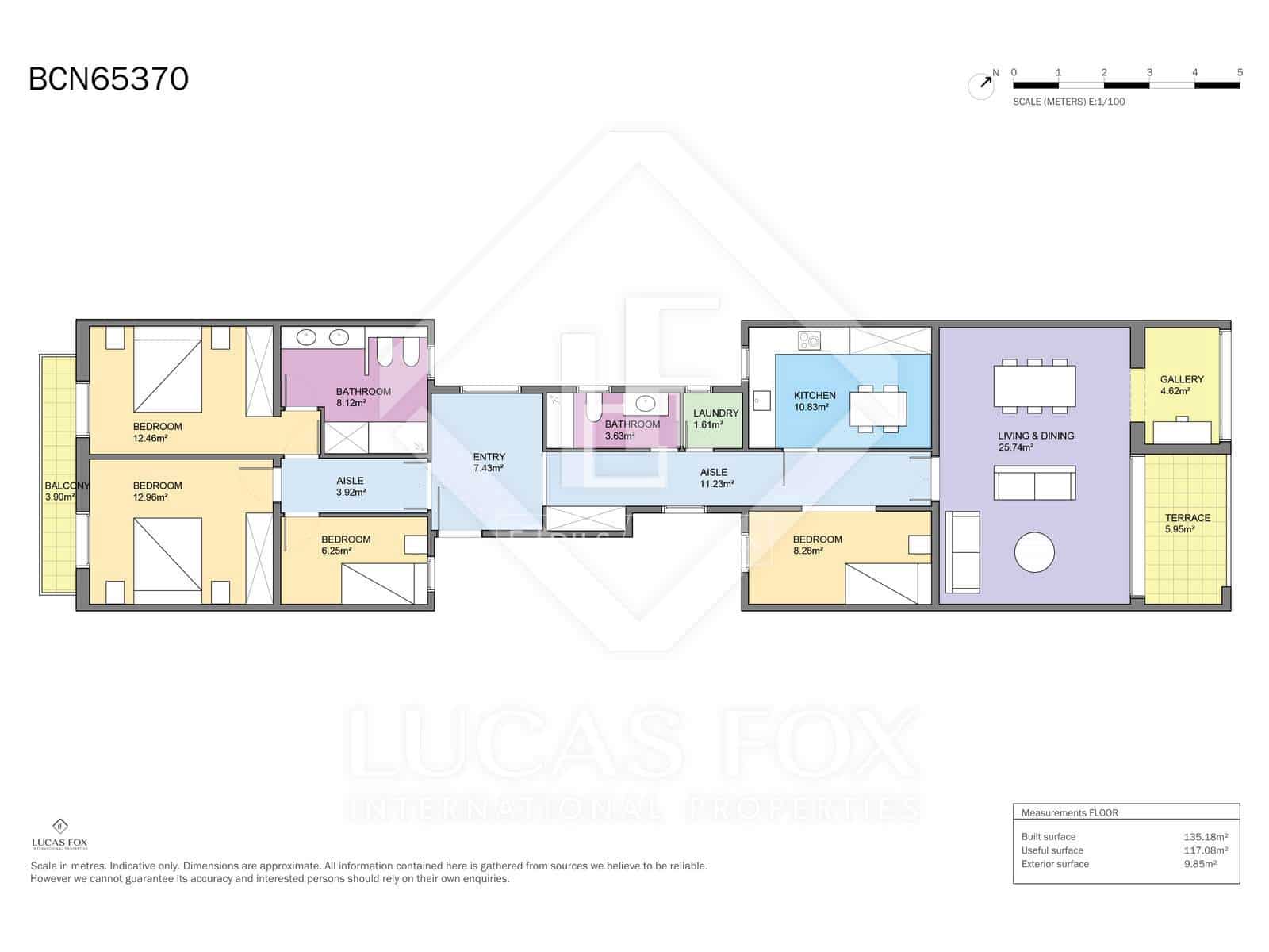 3 camera da letto Appartamento in vendita in Barcelona citta - 1.125.000 € (Rif: 9485050)