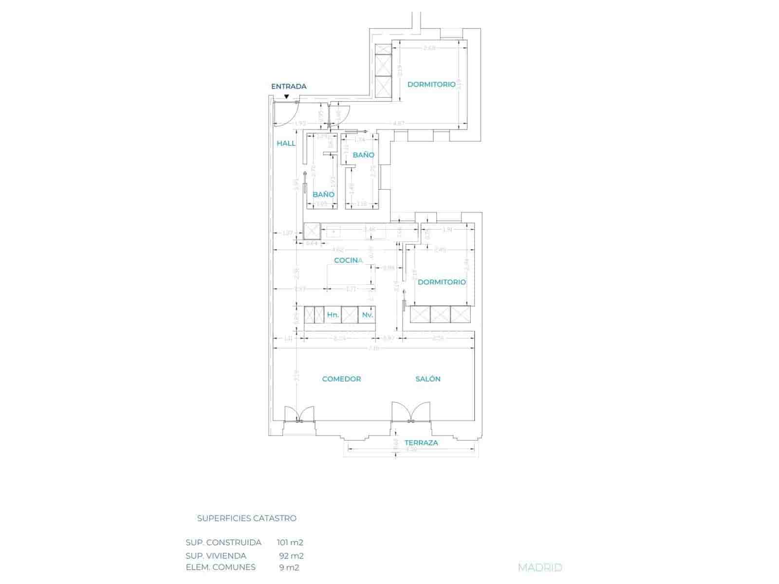 2 slaapkamer Appartement te koop in Madrid stad - € 1.375.000 (Ref: 9500341)