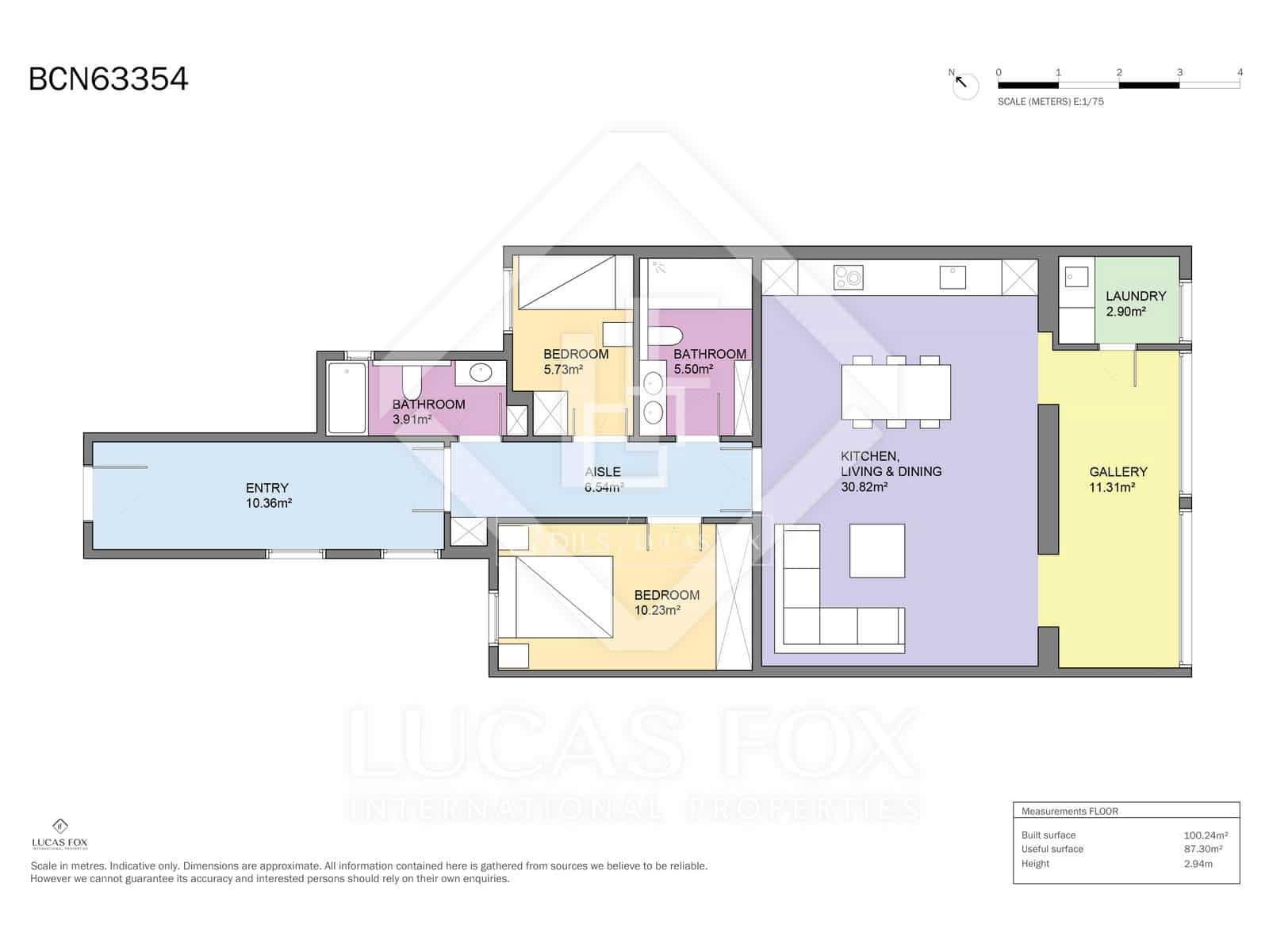 2 camera da letto Appartamento in vendita in Barcelona citta - 785.000 € (Rif: 9503370)