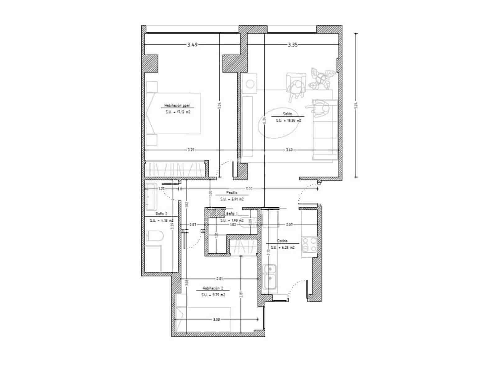 2 bedroom Apartment for sale in Madrid city - € 795,000 (Ref: 9506237)