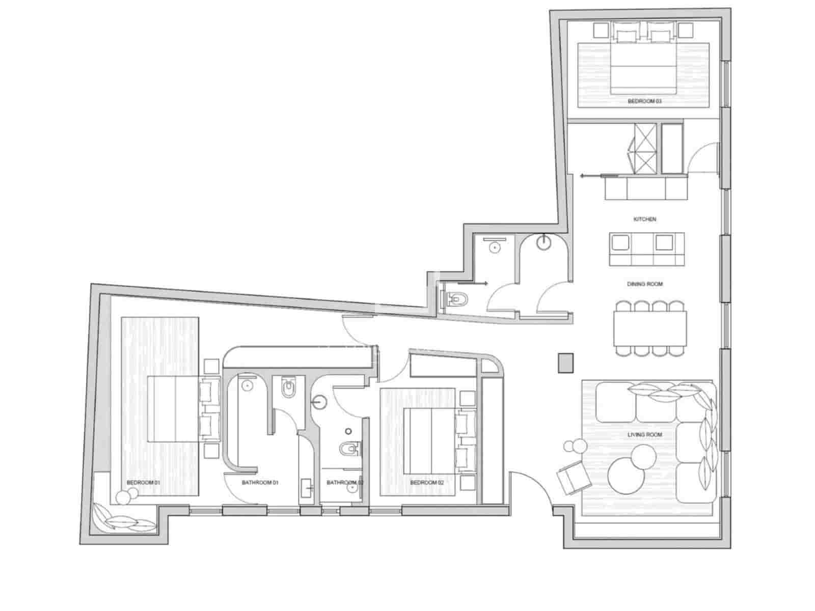 3 bedroom Apartment for sale in Madrid city - € 1,950,000 (Ref: 9516468)