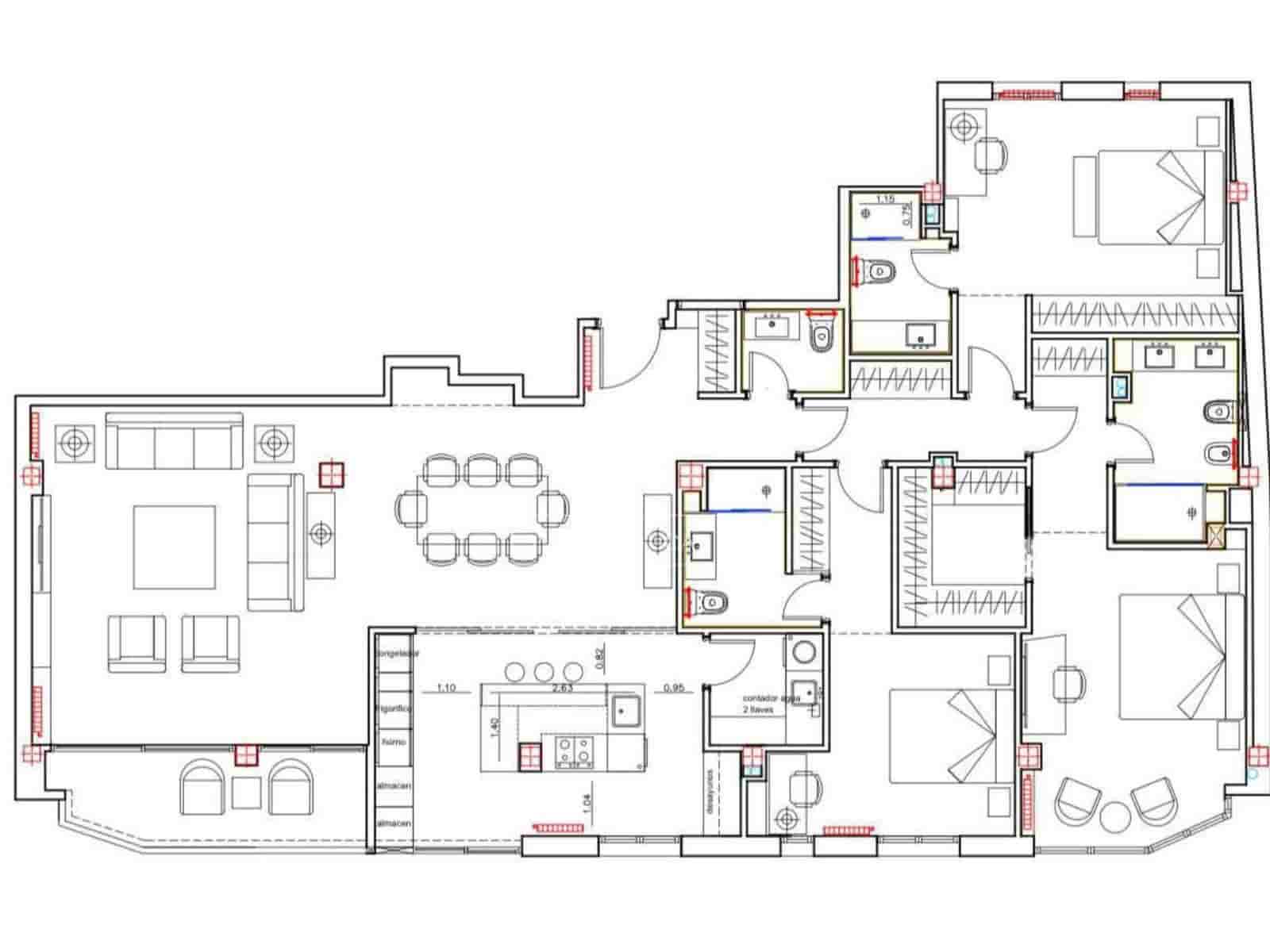3 slaapkamer Appartement te koop in Madrid stad met garage - € 3.100.000 (Ref: 9517962)